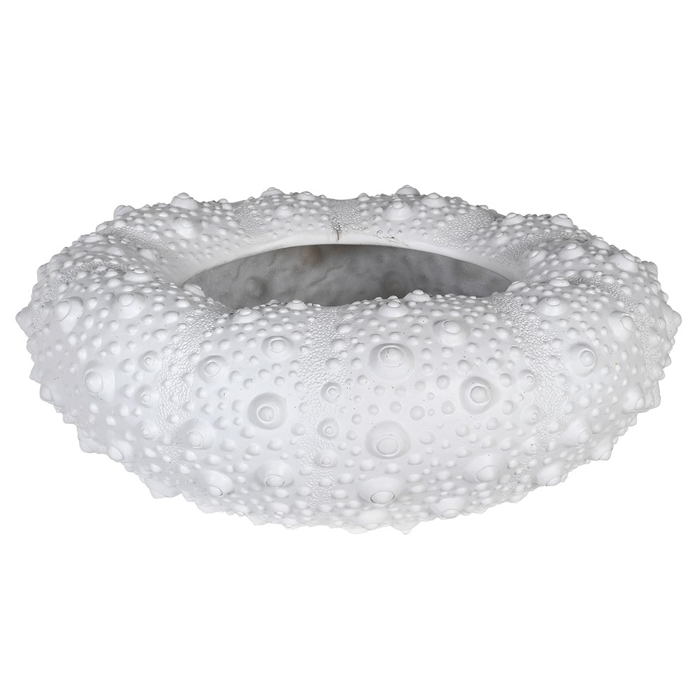 Large White Sea Urchin Bowl
