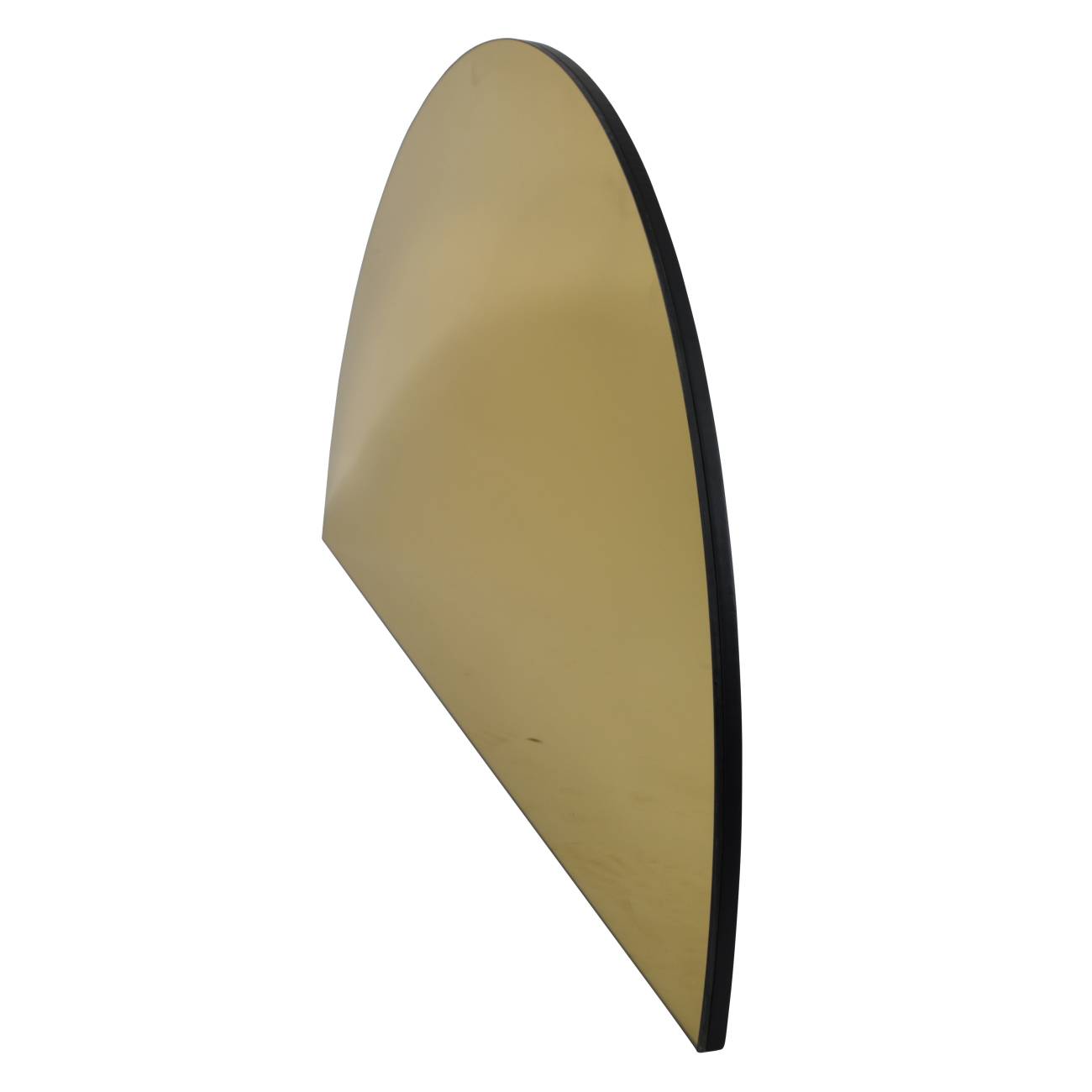 Golden Half Moon Wall Mirror