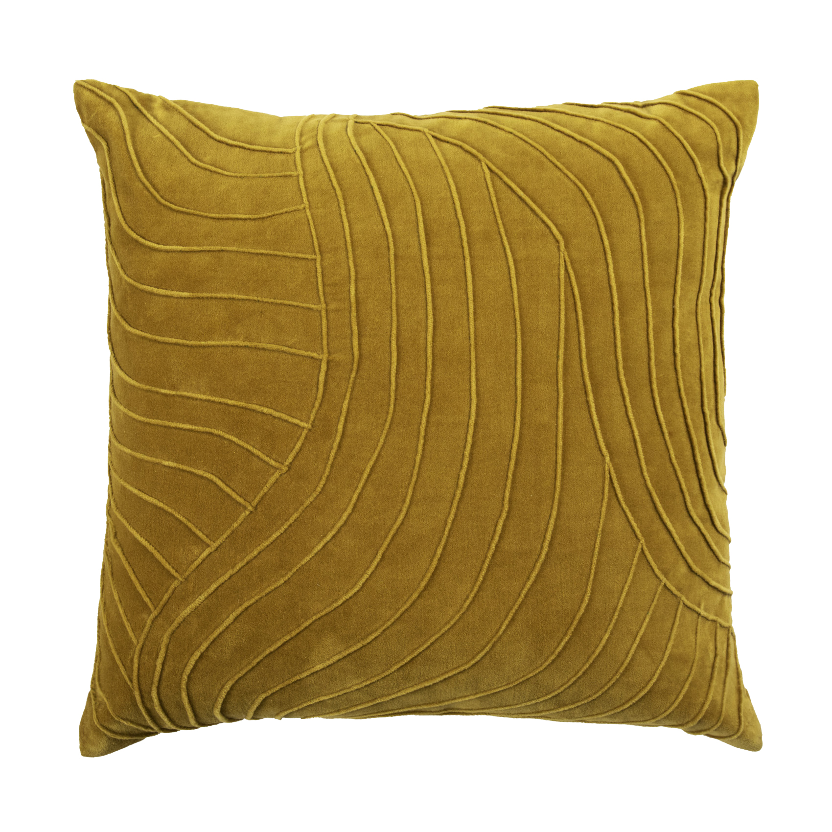Waterfall Mustard Cushion