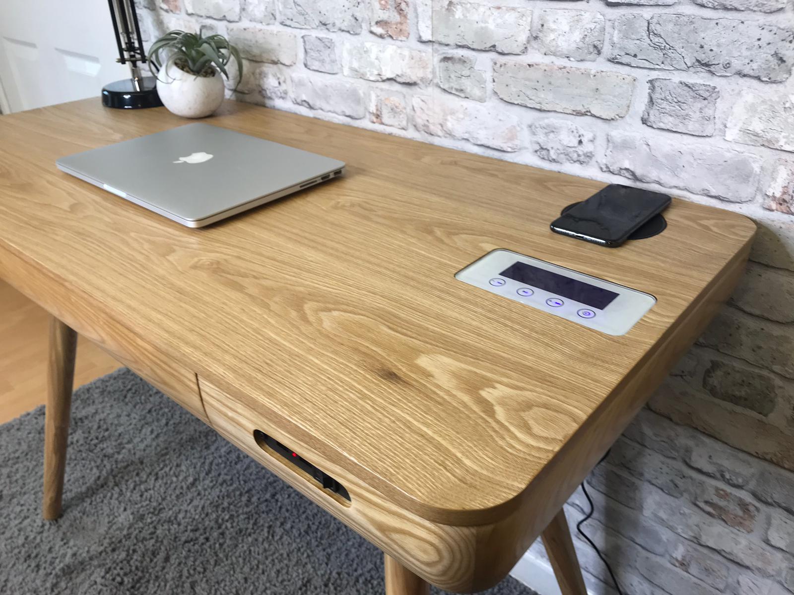 Miami Smart Desk Oak