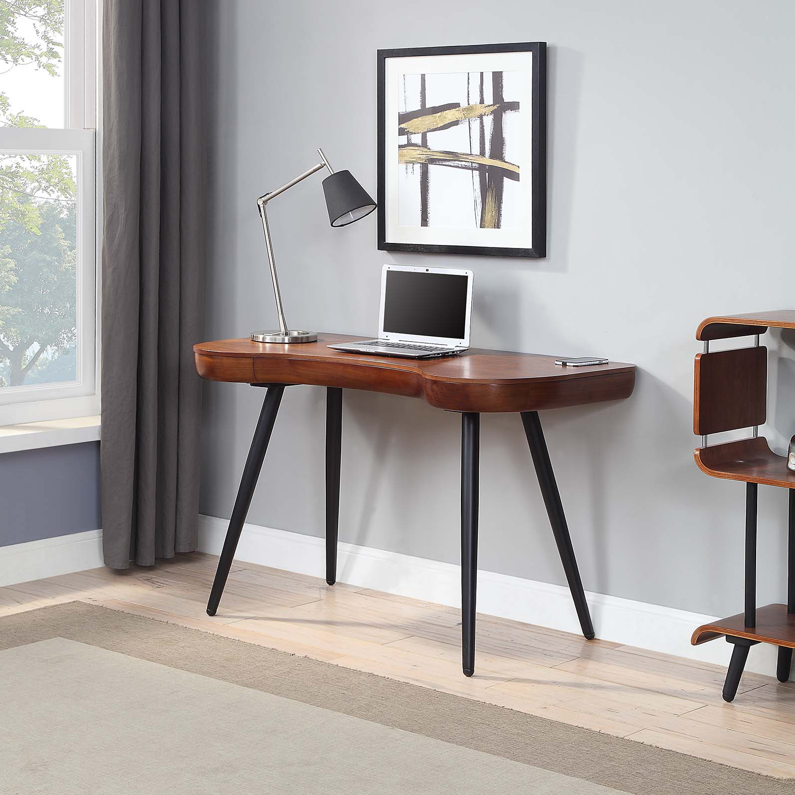 Miami Executive Desk Walnut