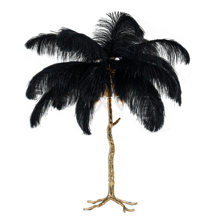 Upanova Black Table Lamp