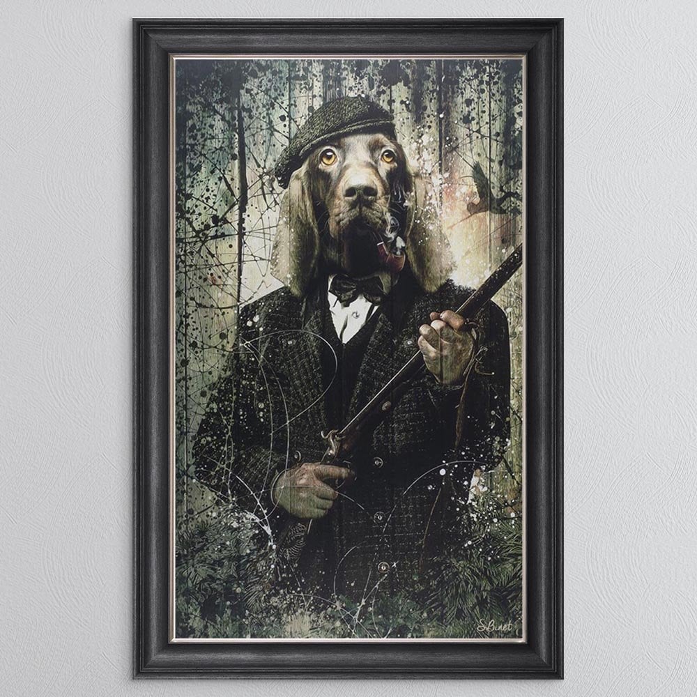 Shooting Spaniel Framed Wall Art