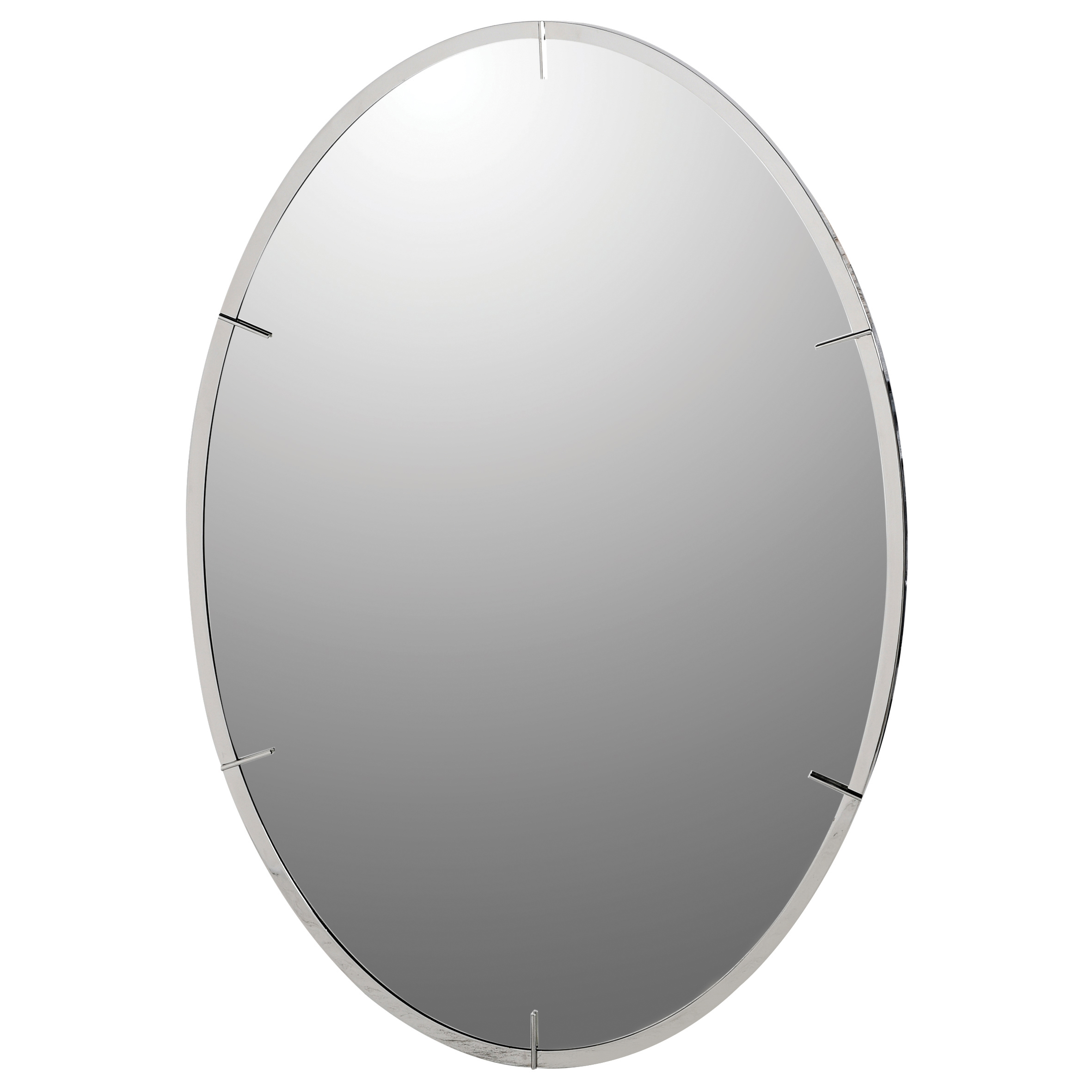 Oval Stainless Steel Mirror