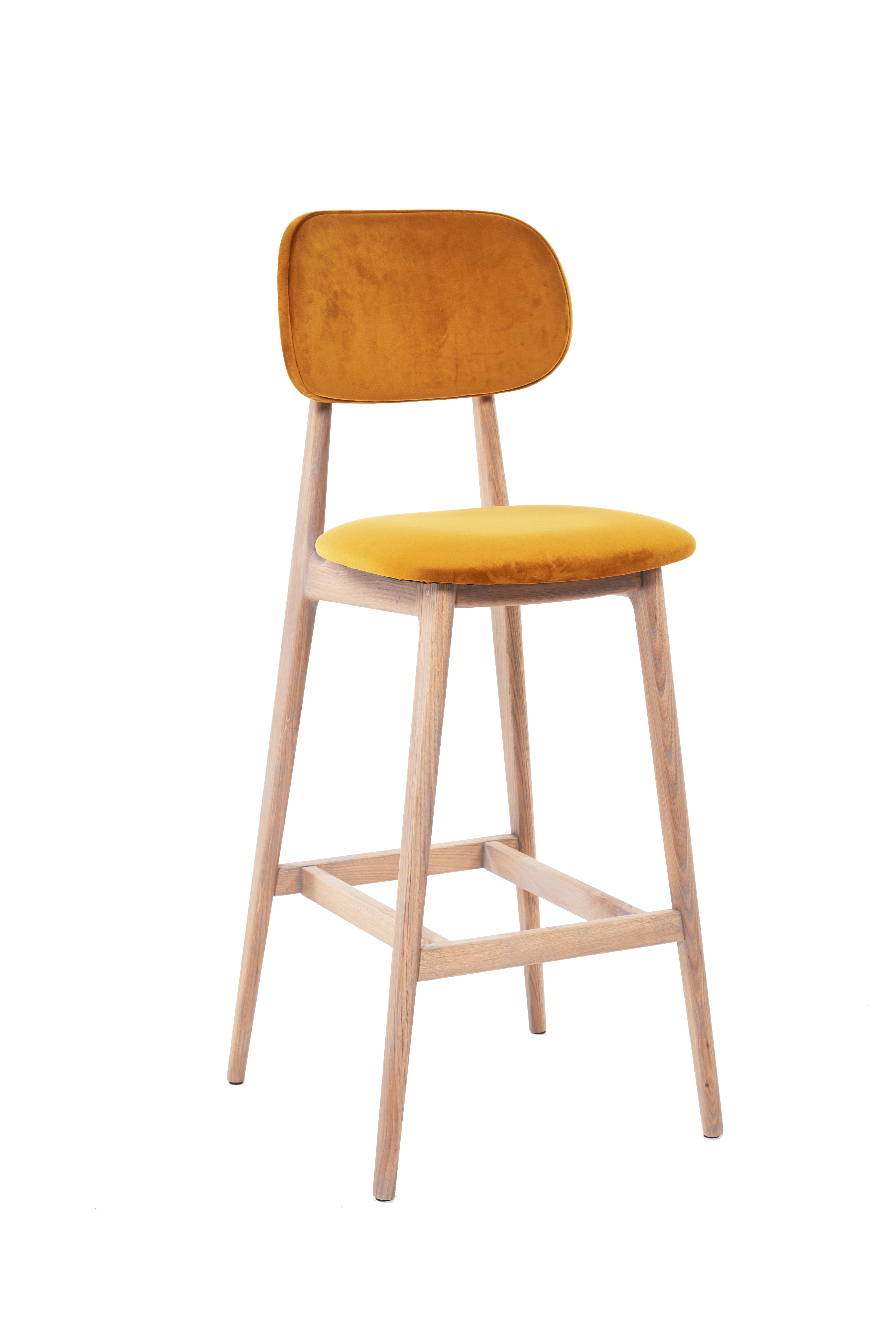 Hugo Bar Stool Mustard
