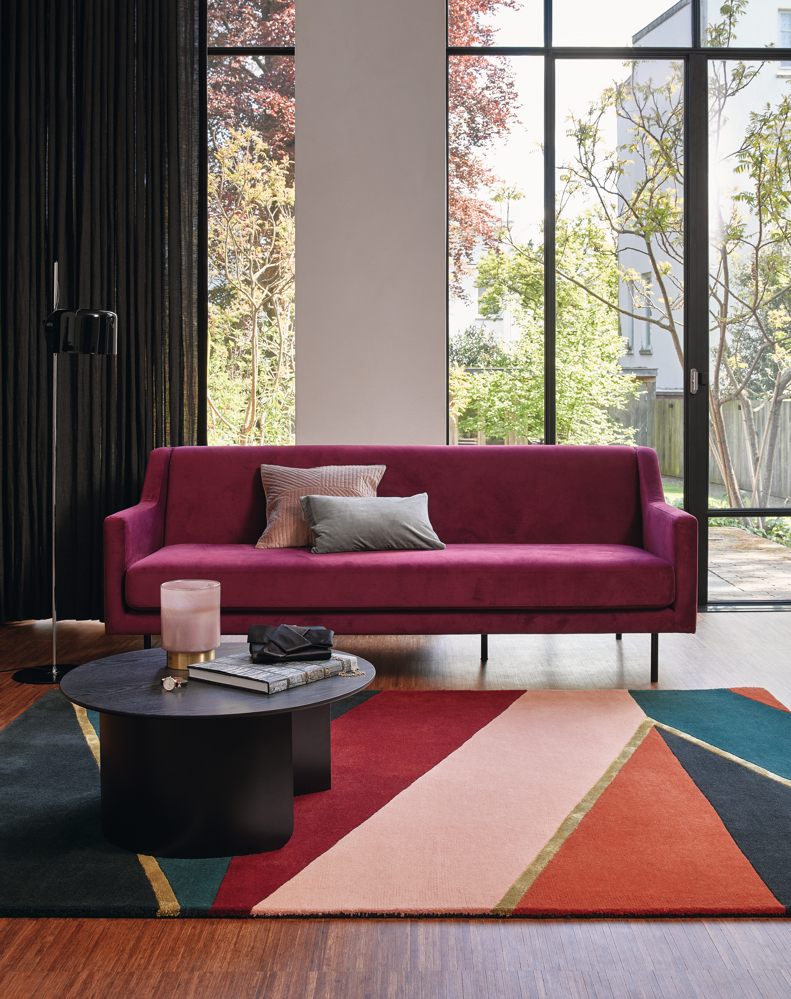 Sahara Rug Burgundy