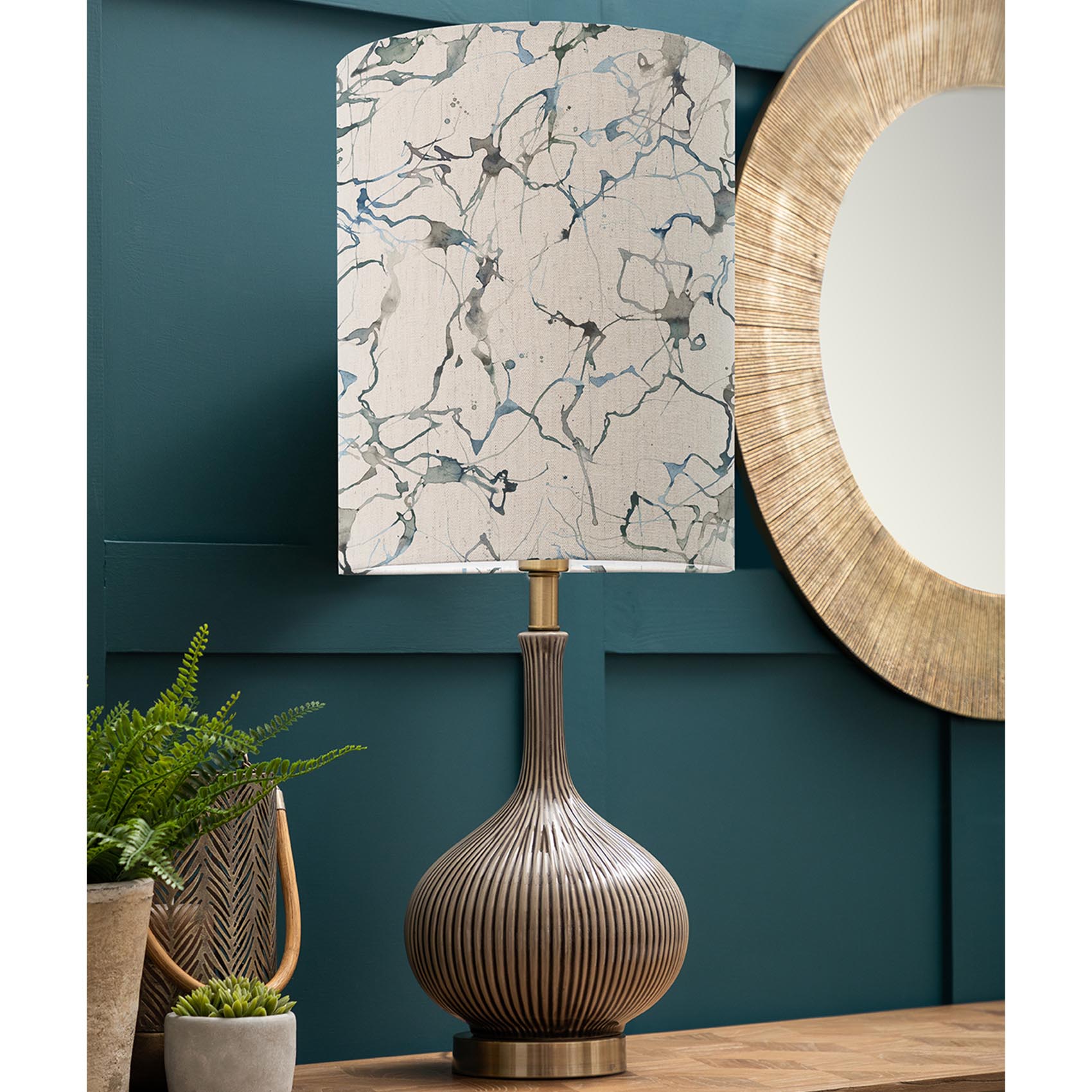 Ursula Silver Lamp