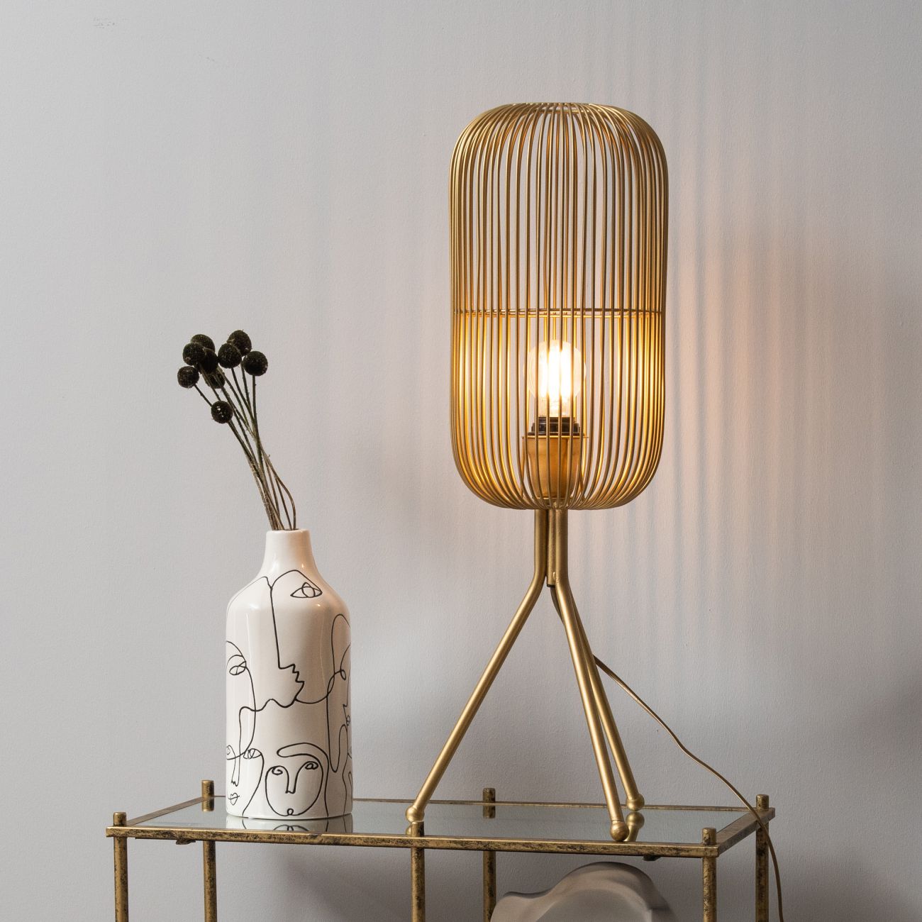 Tall Tripod Table Lamp