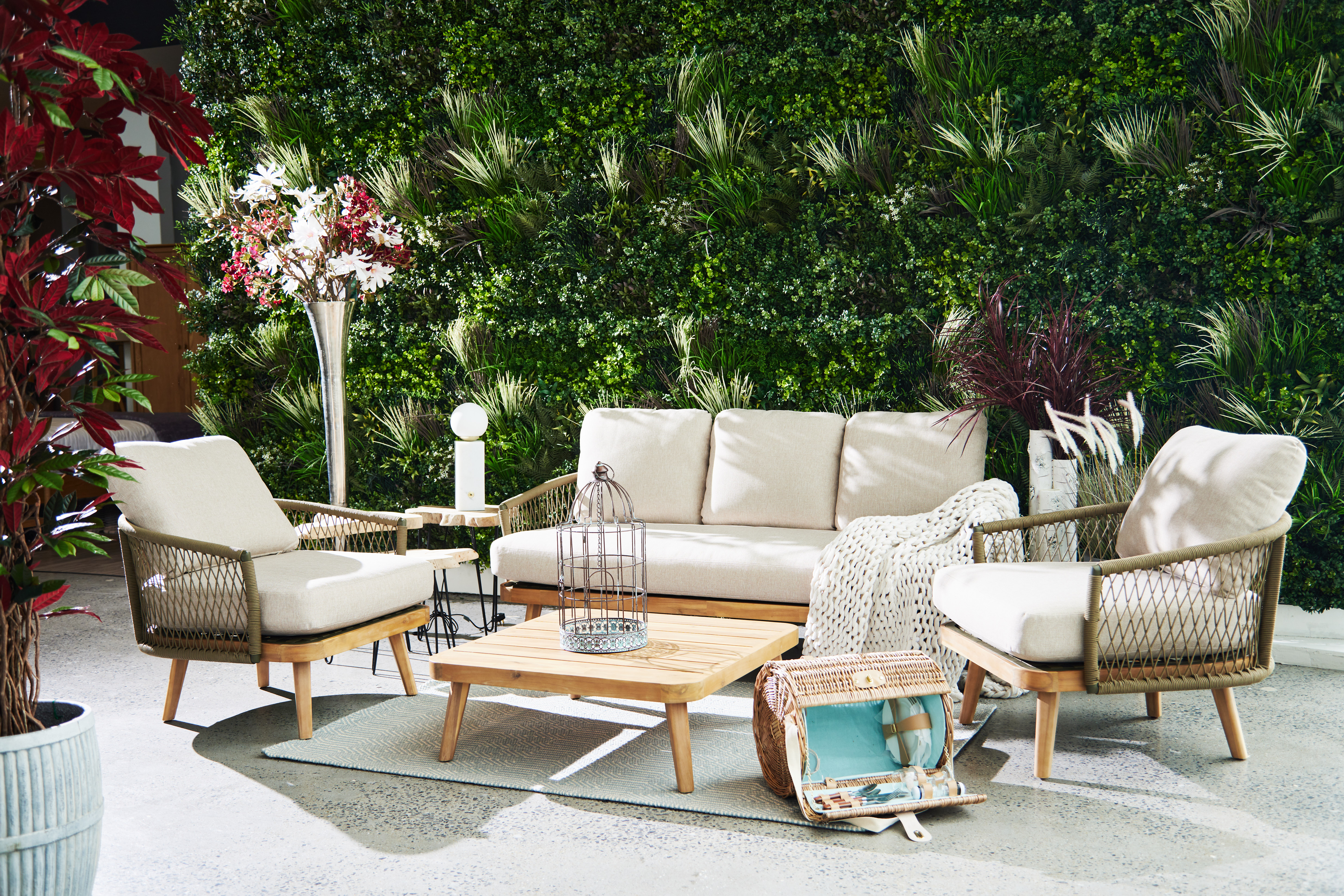 Maui 4 Piece Garden Lounge Set