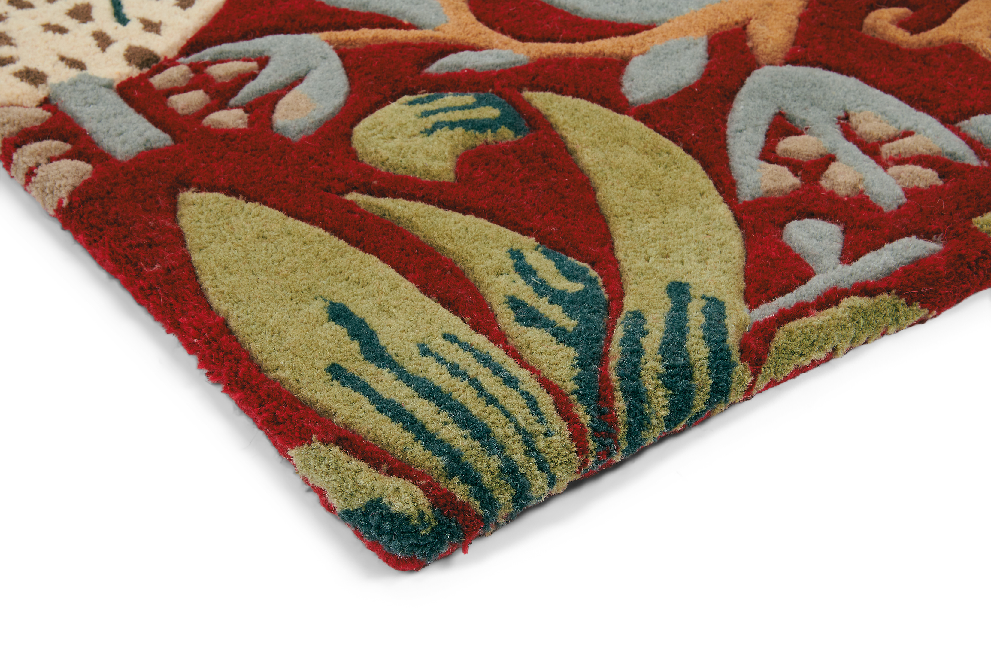 Strawberry Thief Rug Crimson