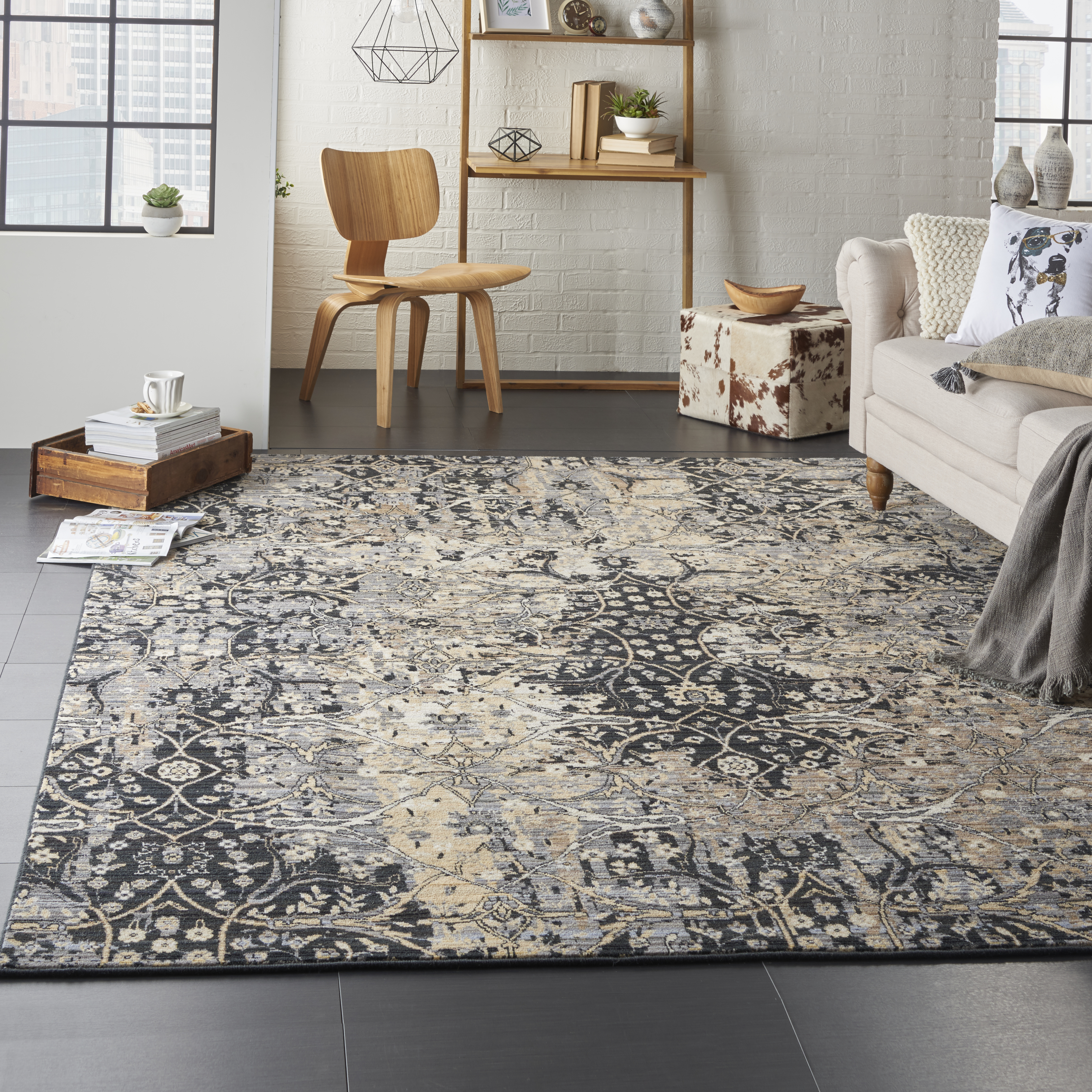 Majestic Black Rug