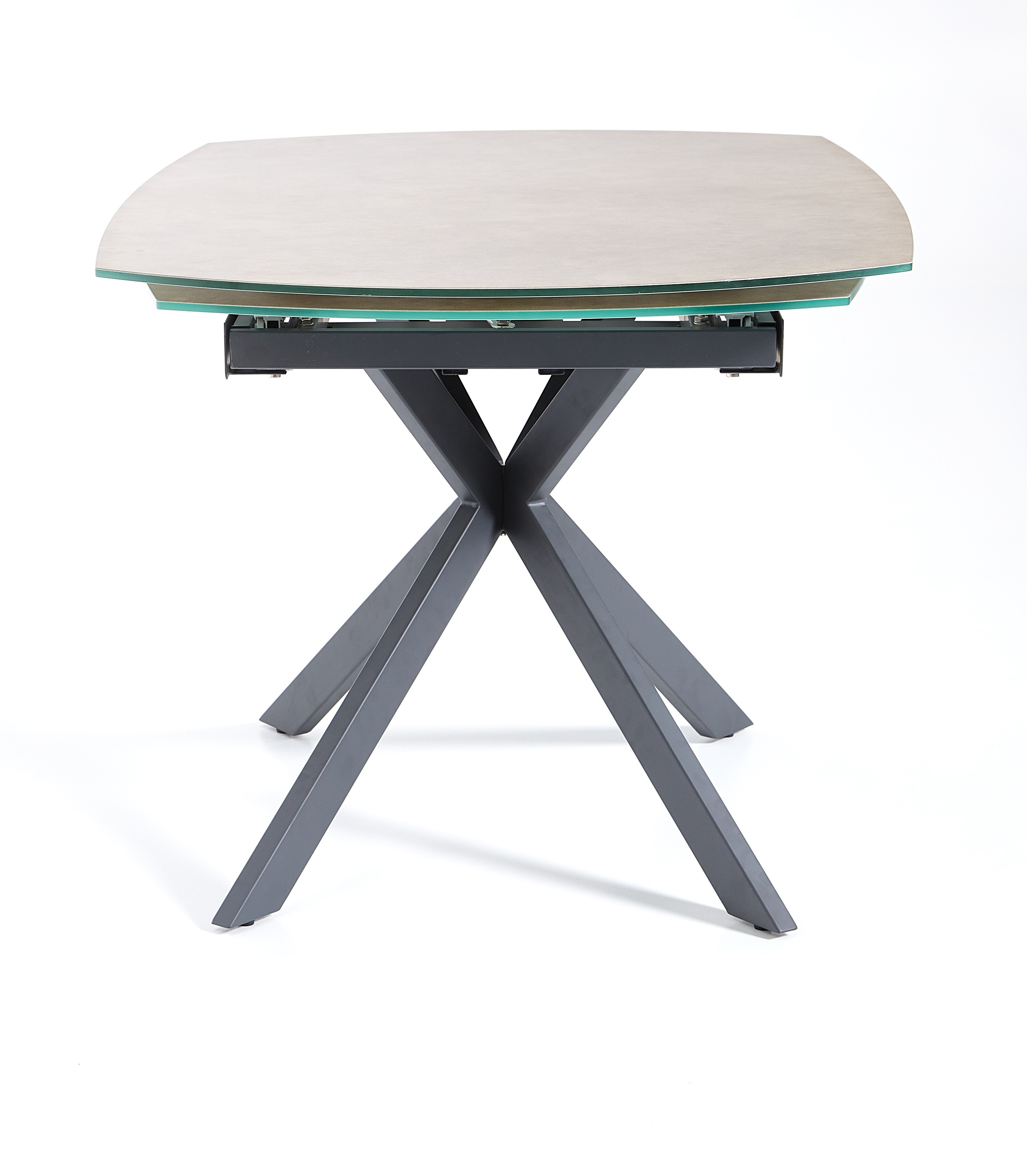 Tietro 140-200cm Extend Dining Table and 4 Grey Carter Dining Chairs - Bundle Deal