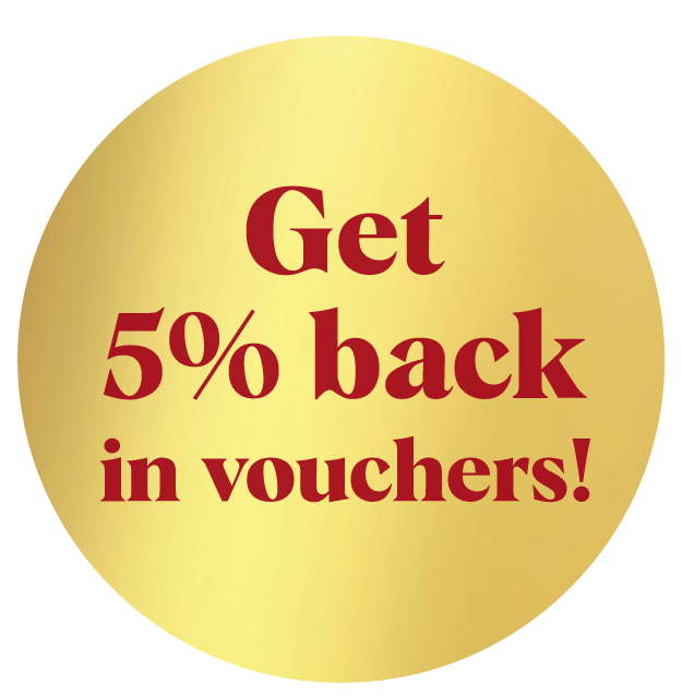 Spend and save 5percent gold Spend and save 5percent gold