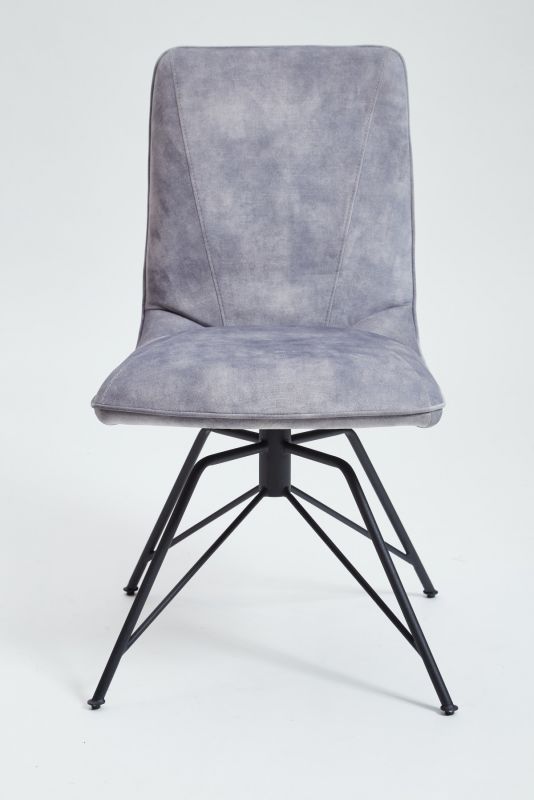 Tietro 140-200cm Extend Dining Table and 4 Grey Carter Dining Chairs - Bundle Deal