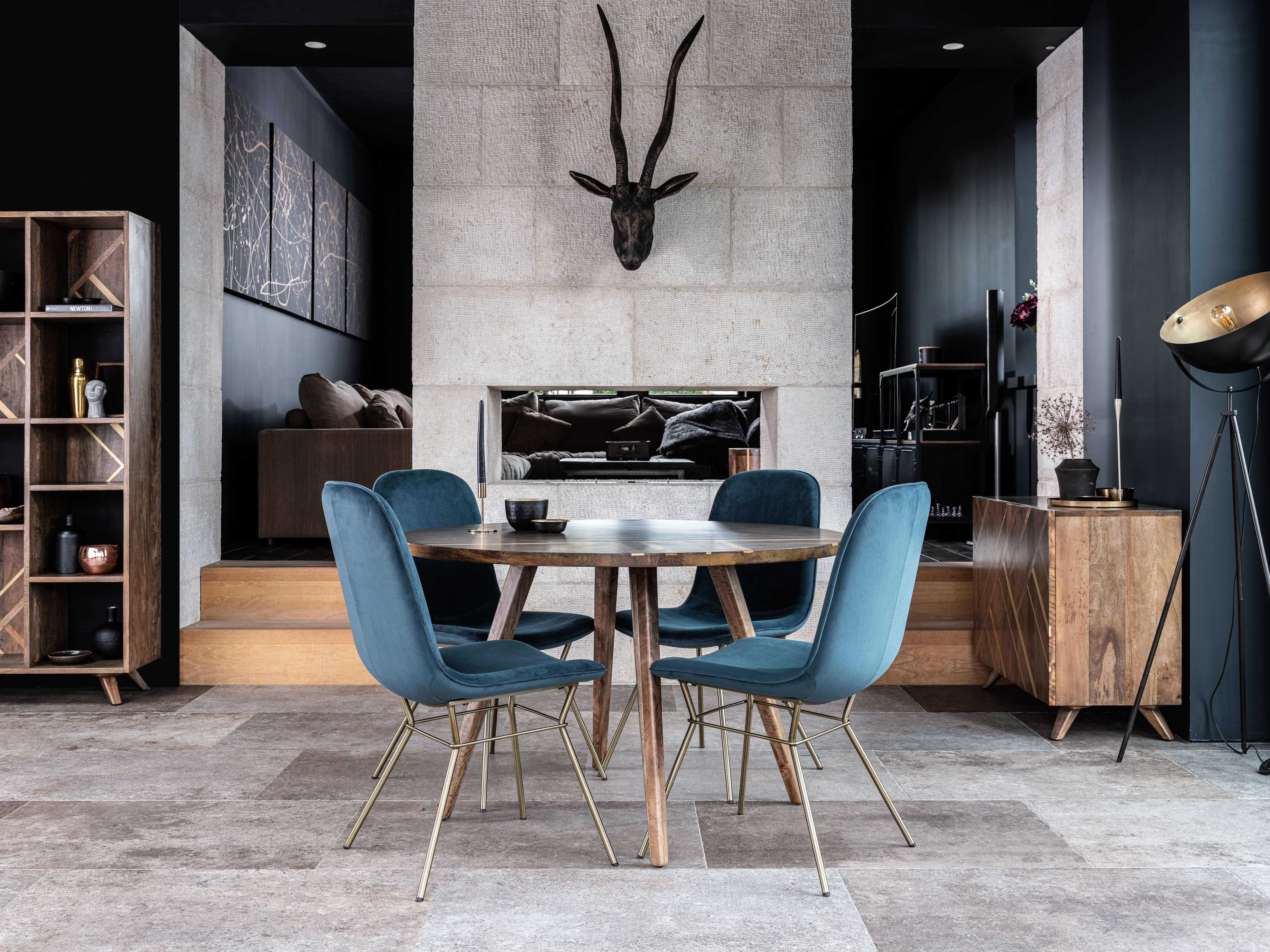 Travis 120cm Round Dining Table