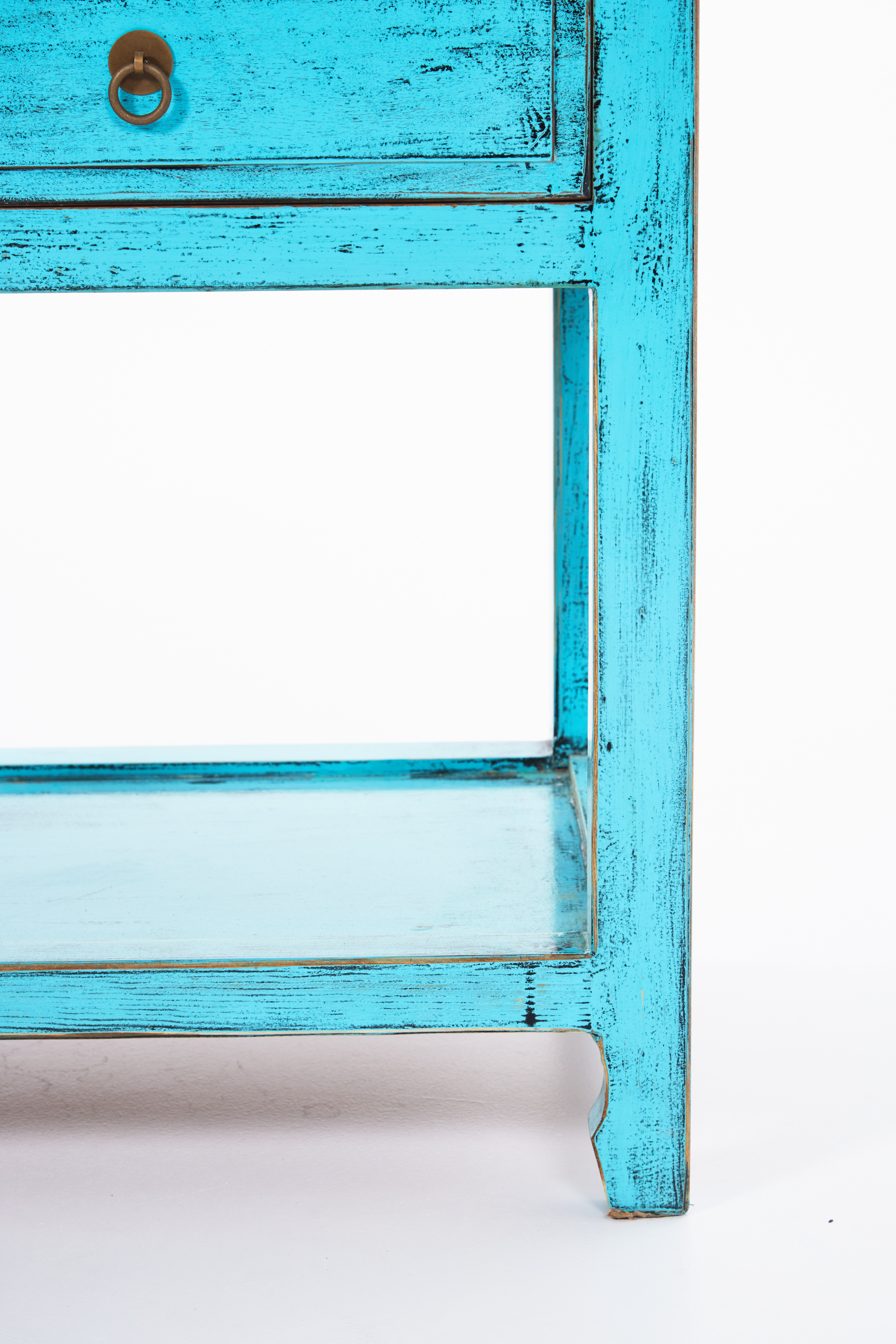 Santorini 9 Drawer Table - Turquoise