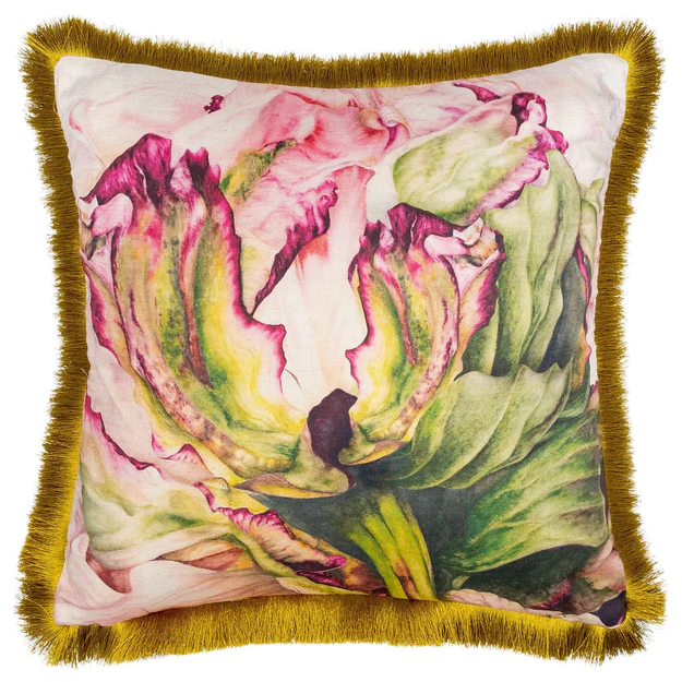 Marie Burke Heligan Fuchsia Cushion