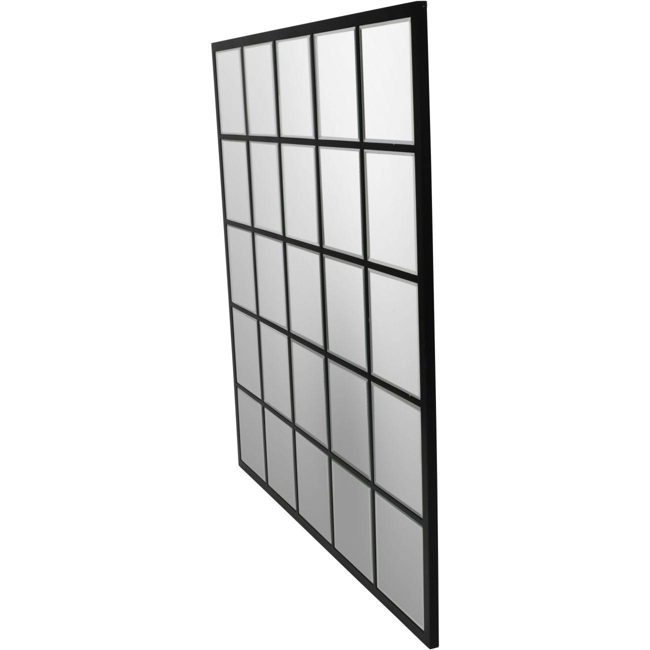 Blakely Black Square Mirror