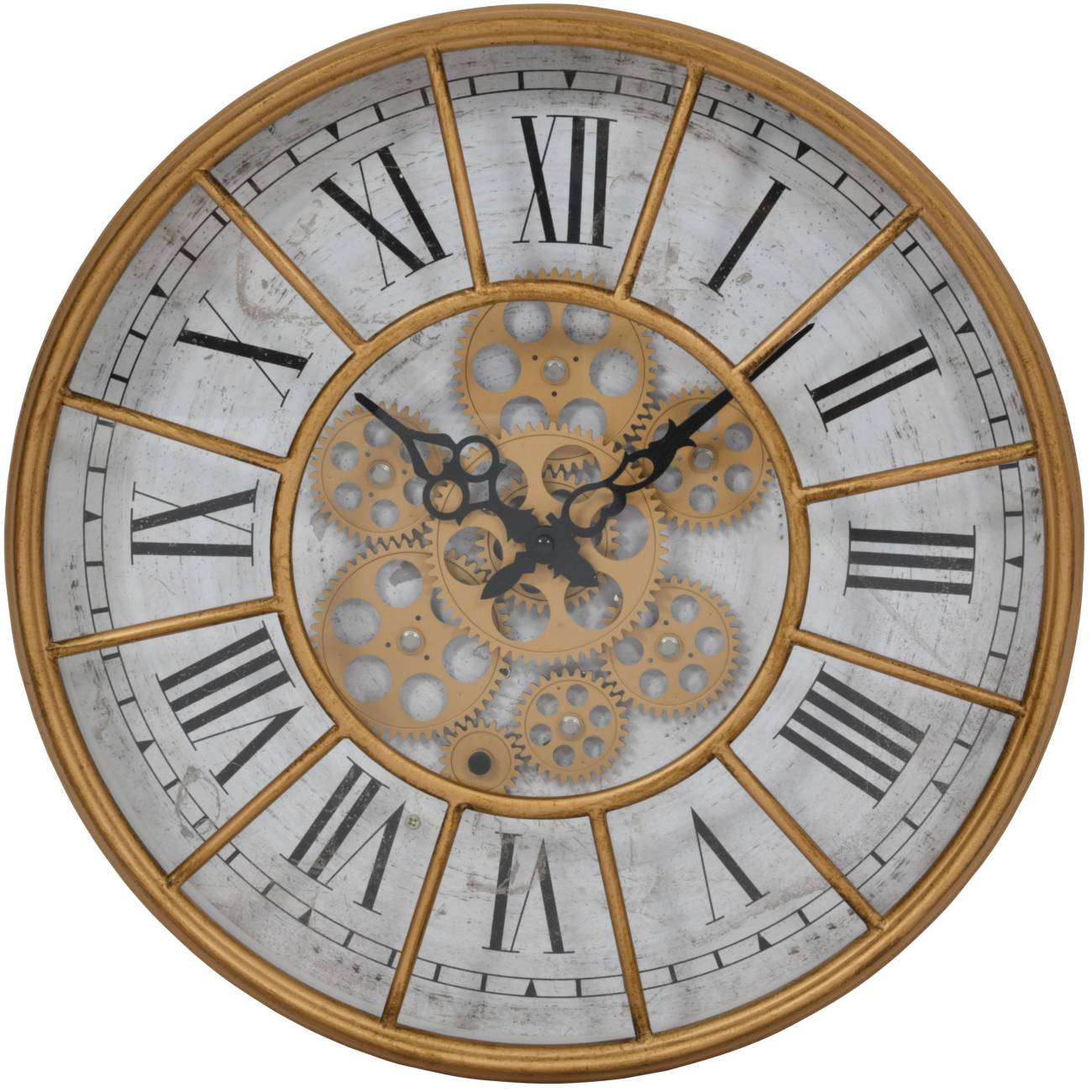 Blackwell Gold Skeleton Clock