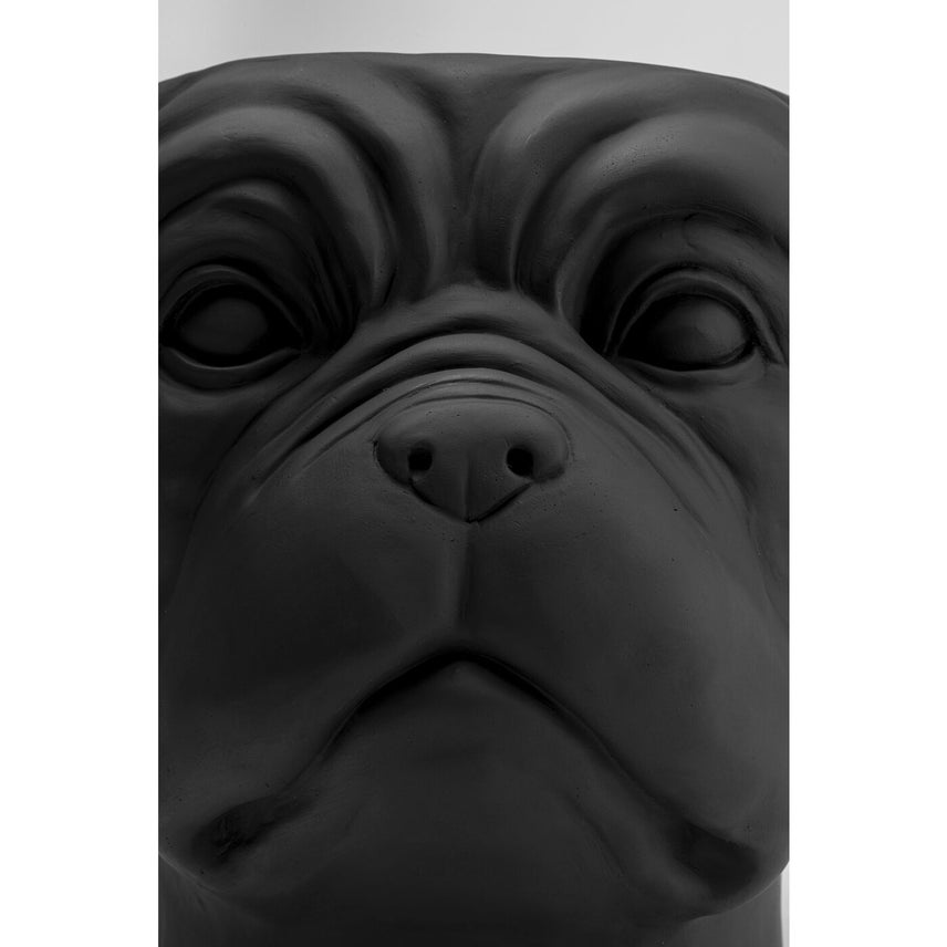 Black Bulldog Planter