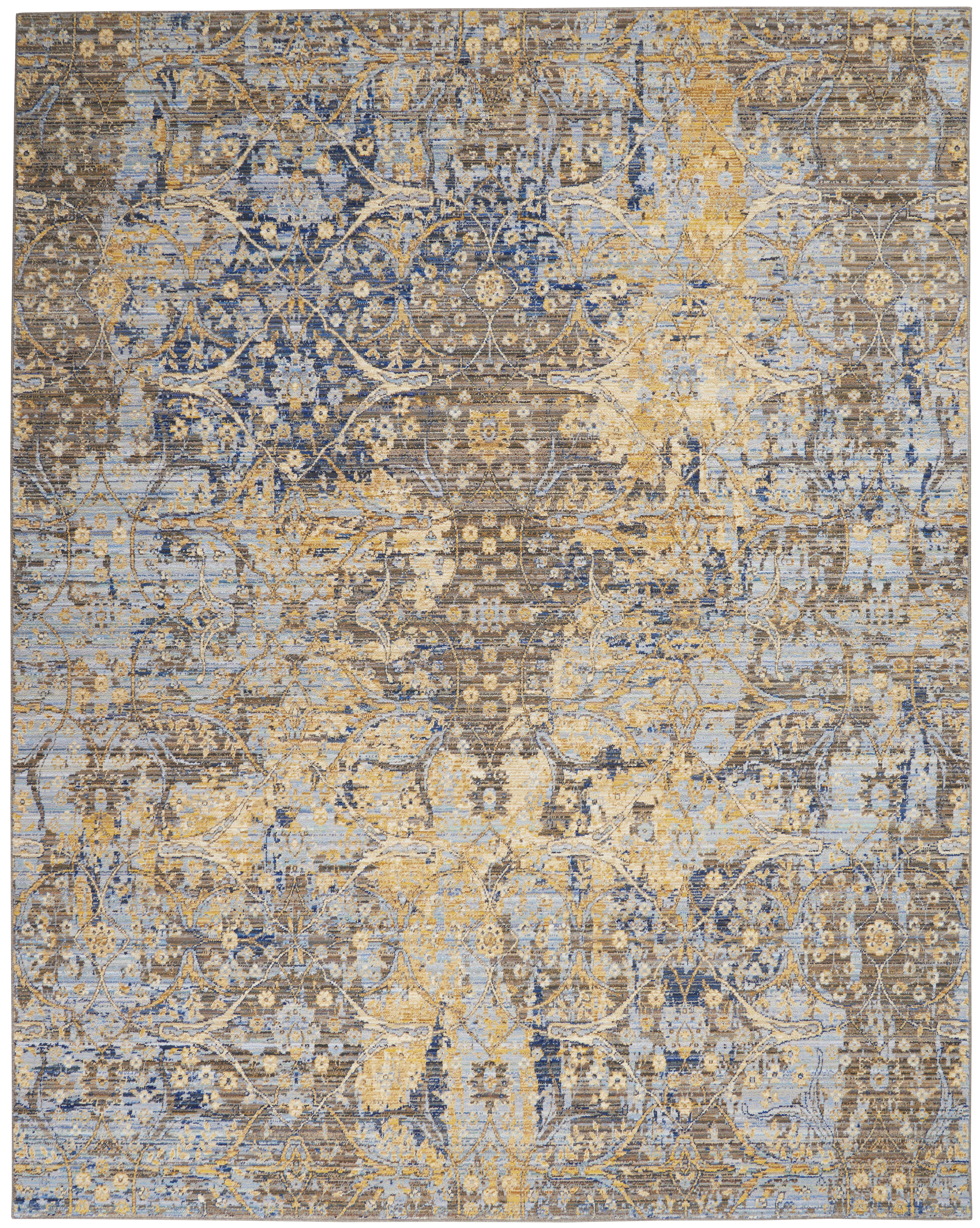 Majestic Beige Blue Rug