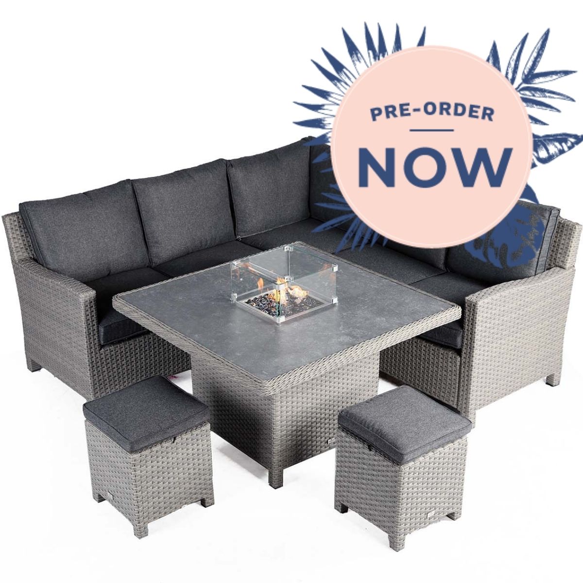 Pre Order Malaga Mini Modular Garden Firepit Set Pre Order Malaga Mini Modular Garden Firepit Set