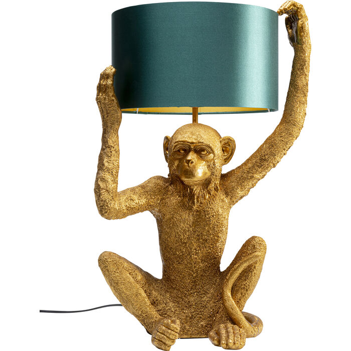 Monkey Holding Table Lamp