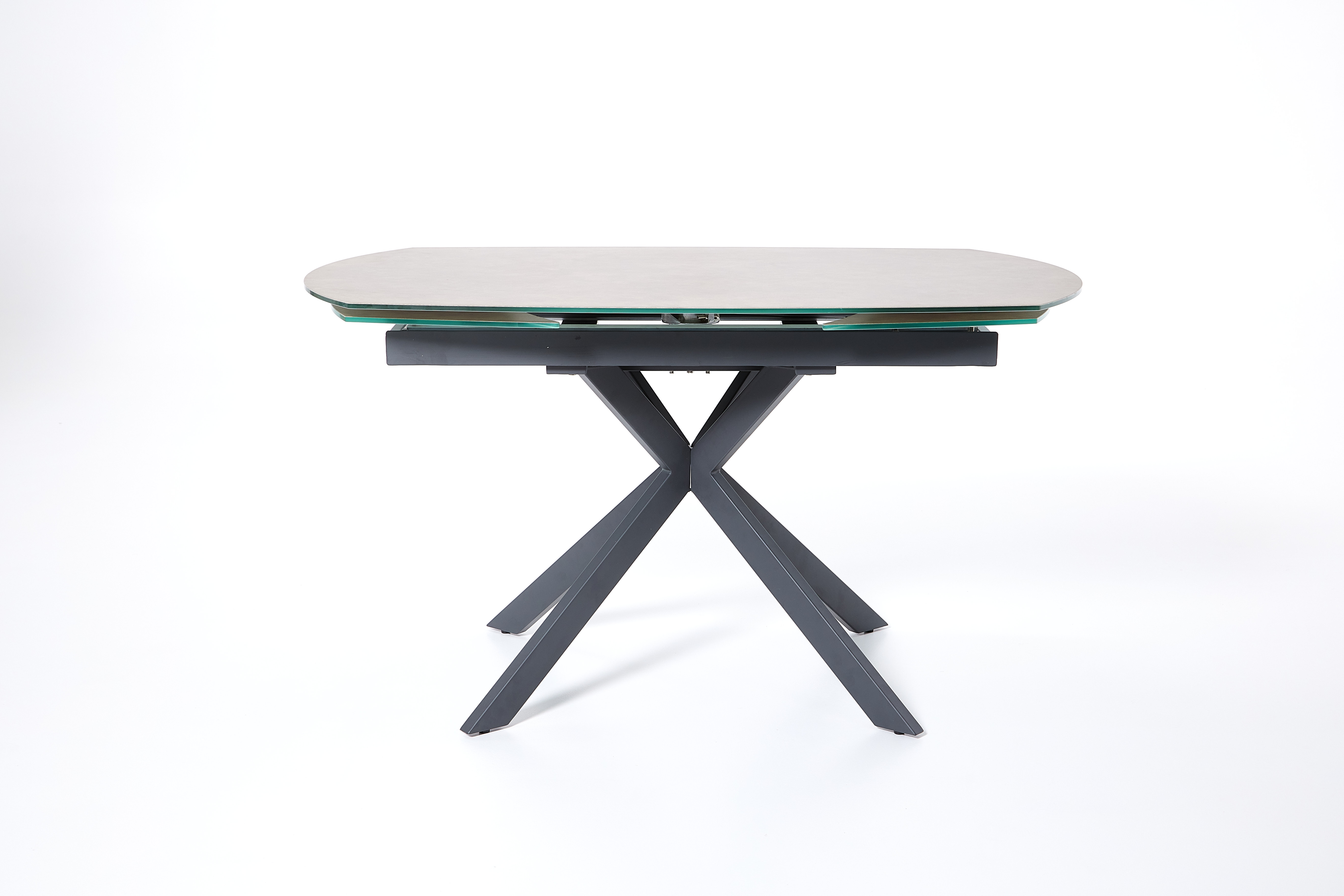 Tietro 140-200cm Extend Dining Table and 4 Grey Carter Dining Chairs - Bundle Deal