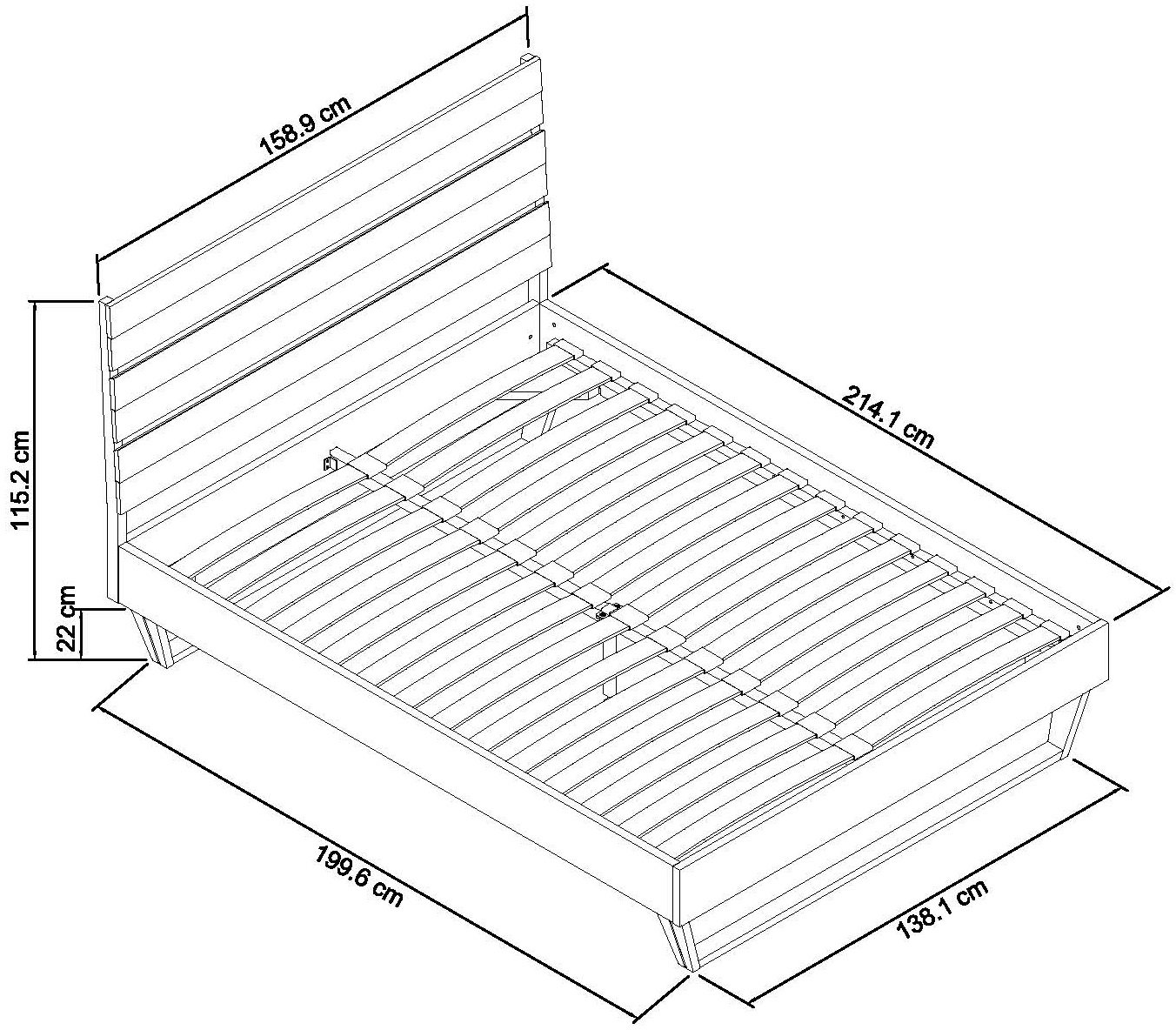 Eden Low Foot End Bedstead