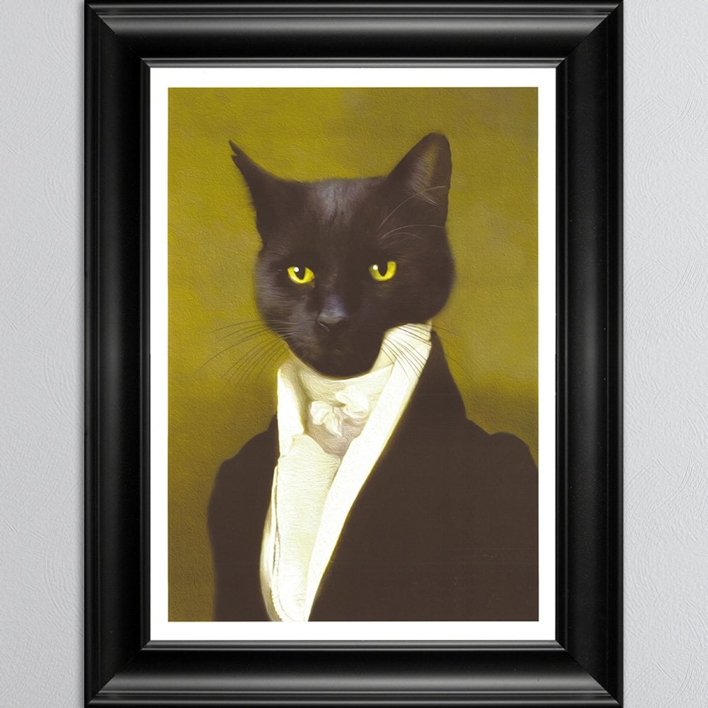 Cat Boy Framed Wall Art