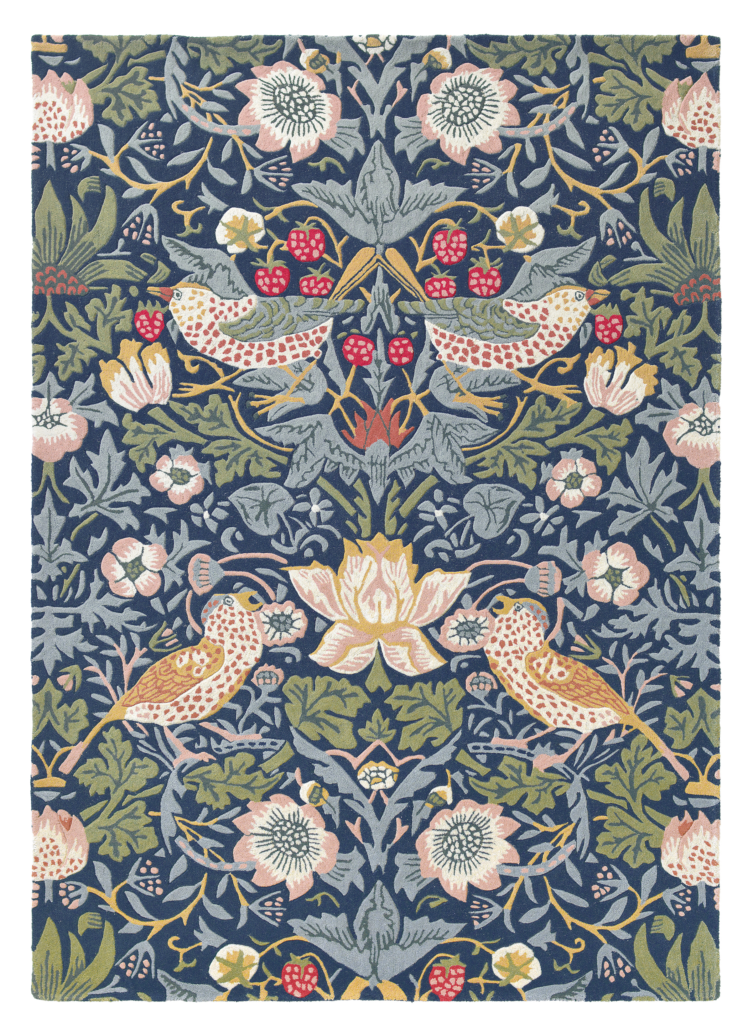 Strawberry Thief Rug Indigo