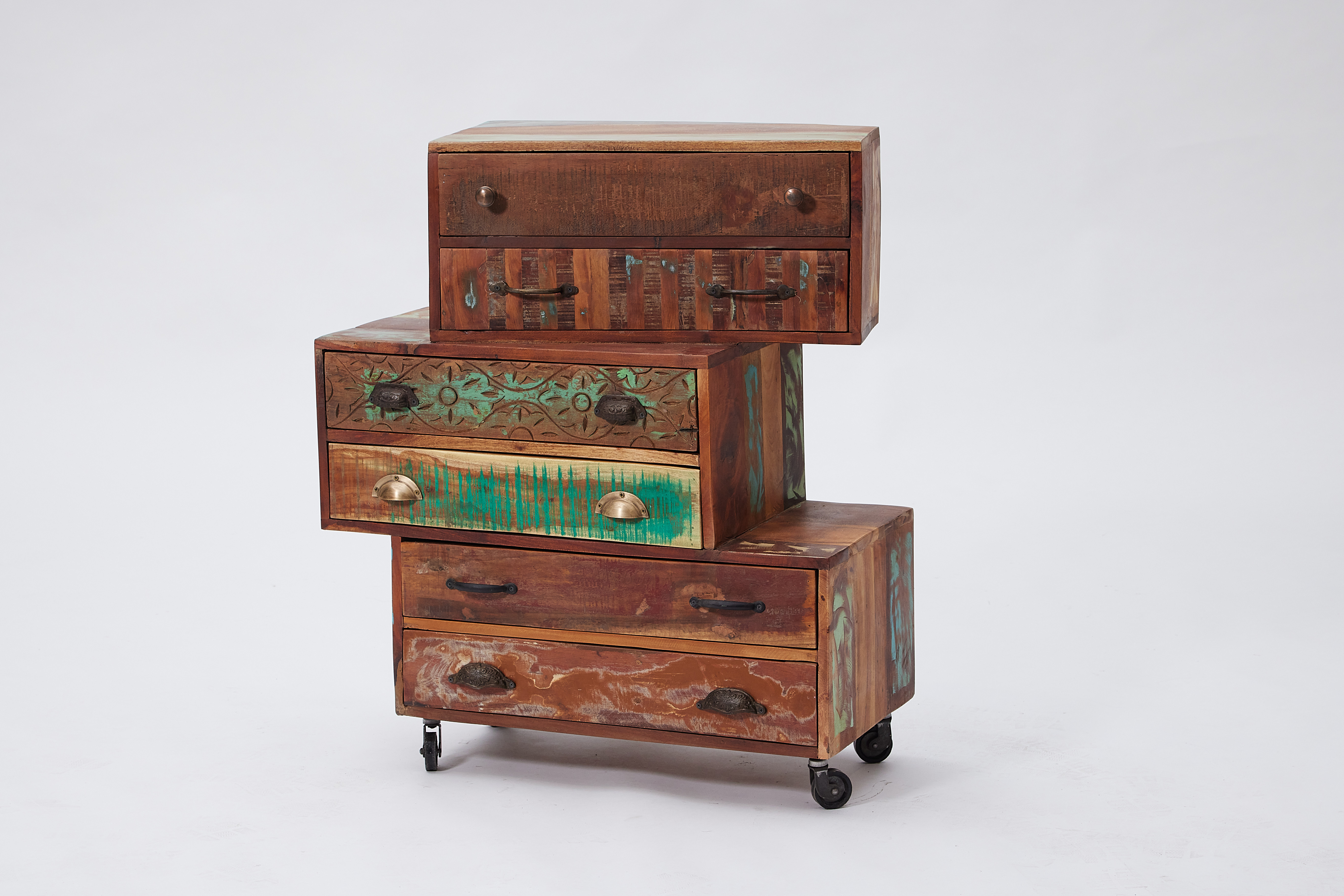 Shimla Upcycled 6 Drawer Storage Chest
