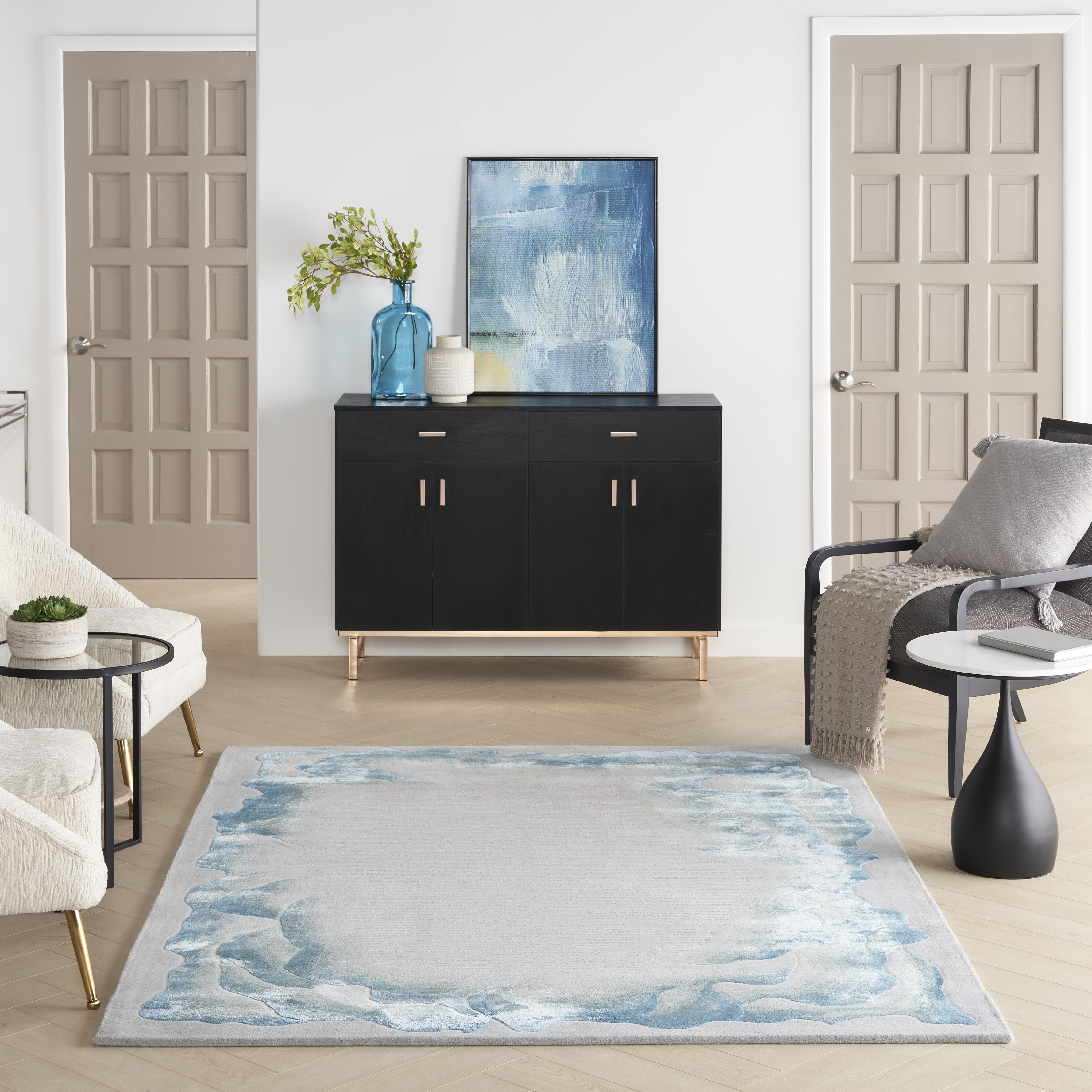Prismatic Rug PRS22 Sea Mist Blue