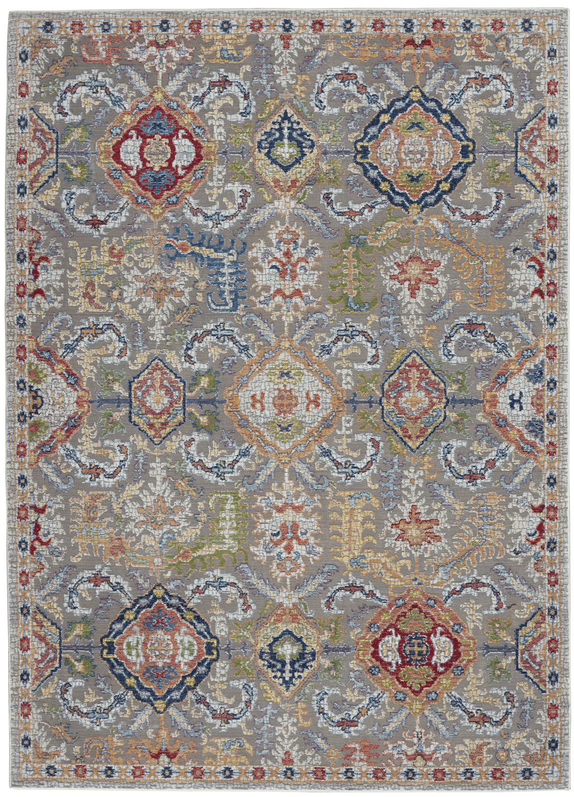 Ankara Global Rug ANR12 Grey/Multicolour