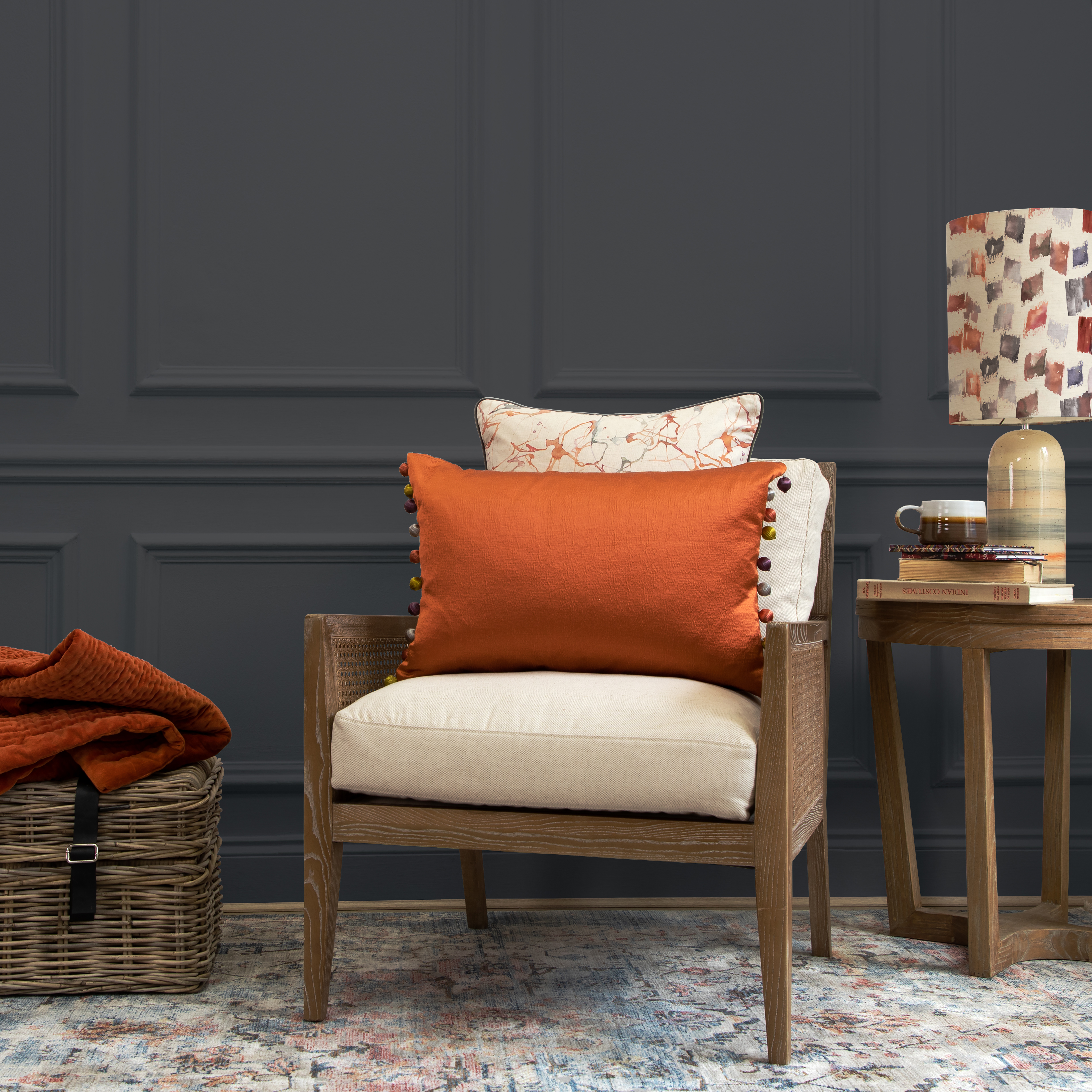Glaze Rust Cushion