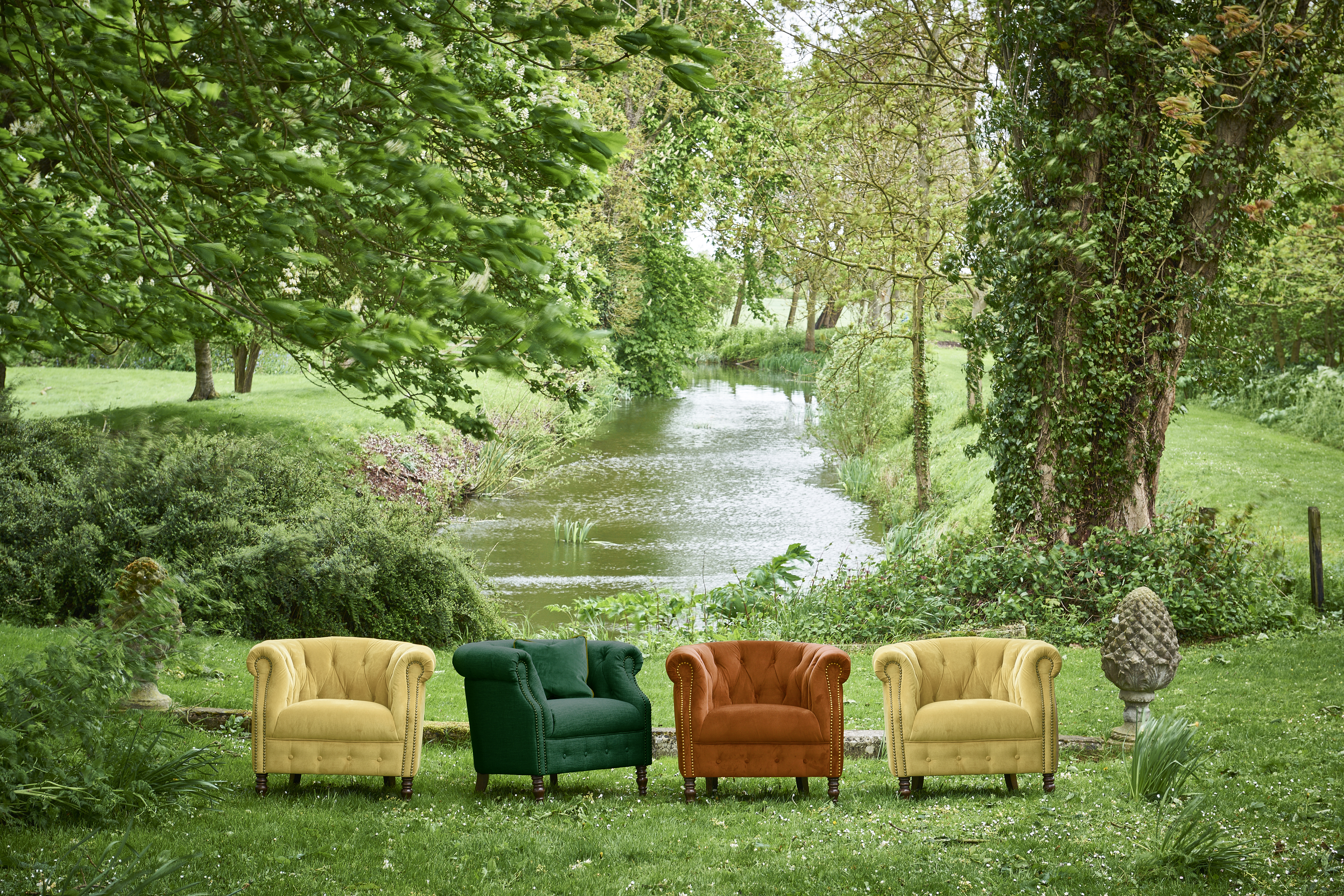 Jude Armchair Venetian Honeycreeper