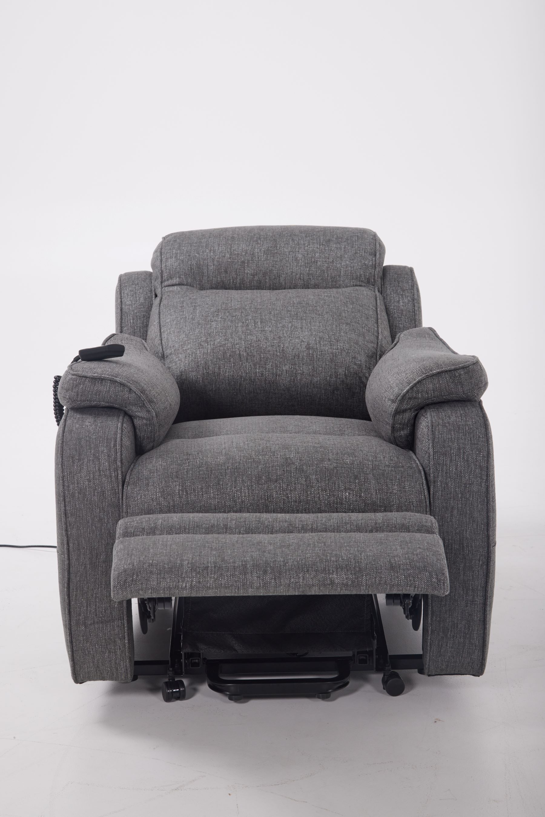 Parker Knoll Boston Rise and Recline Armchair Catrin Charcoal