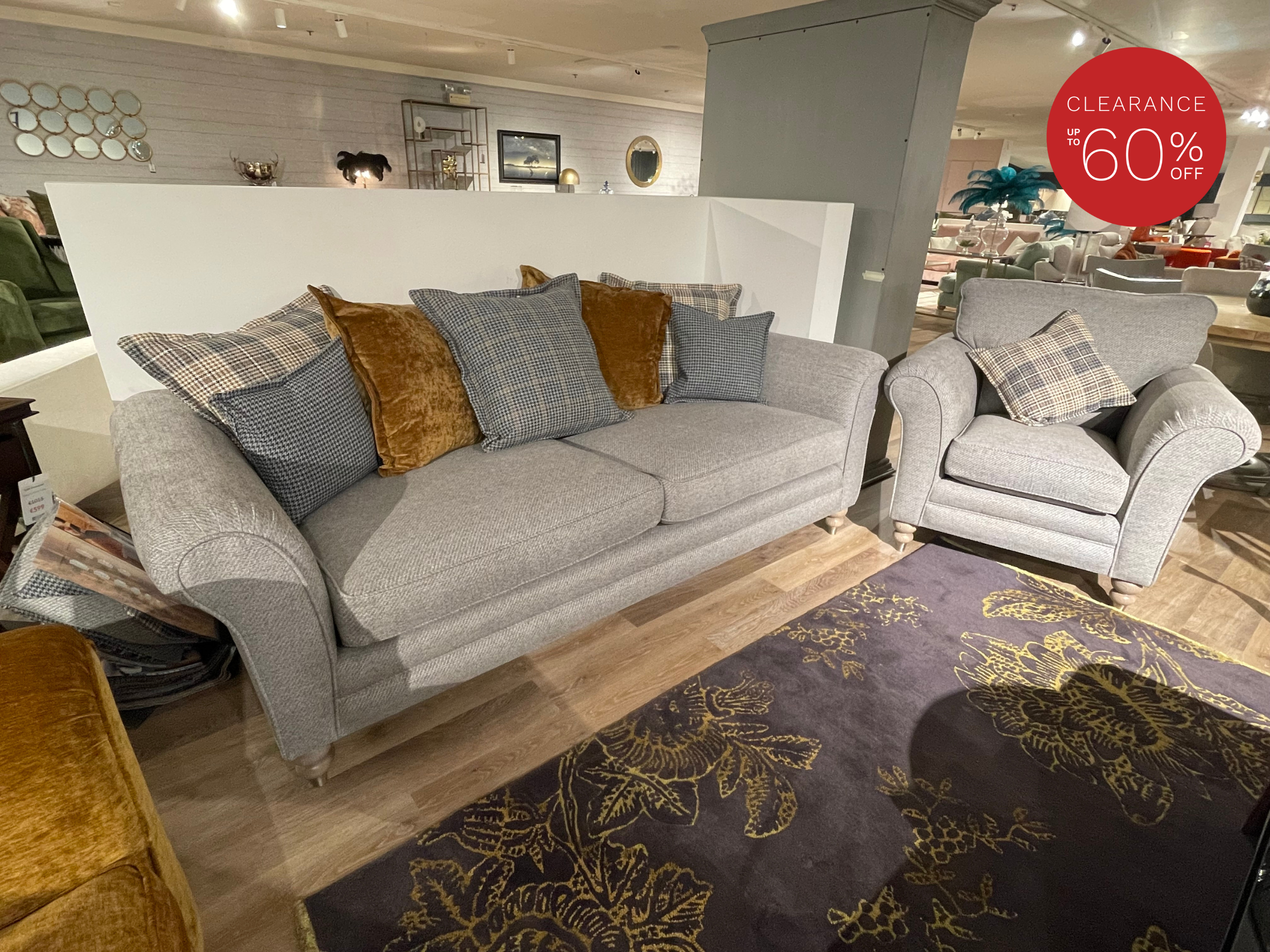 Derby Grand Sofa & Chair Bundle - Clearance Cork & Limerick