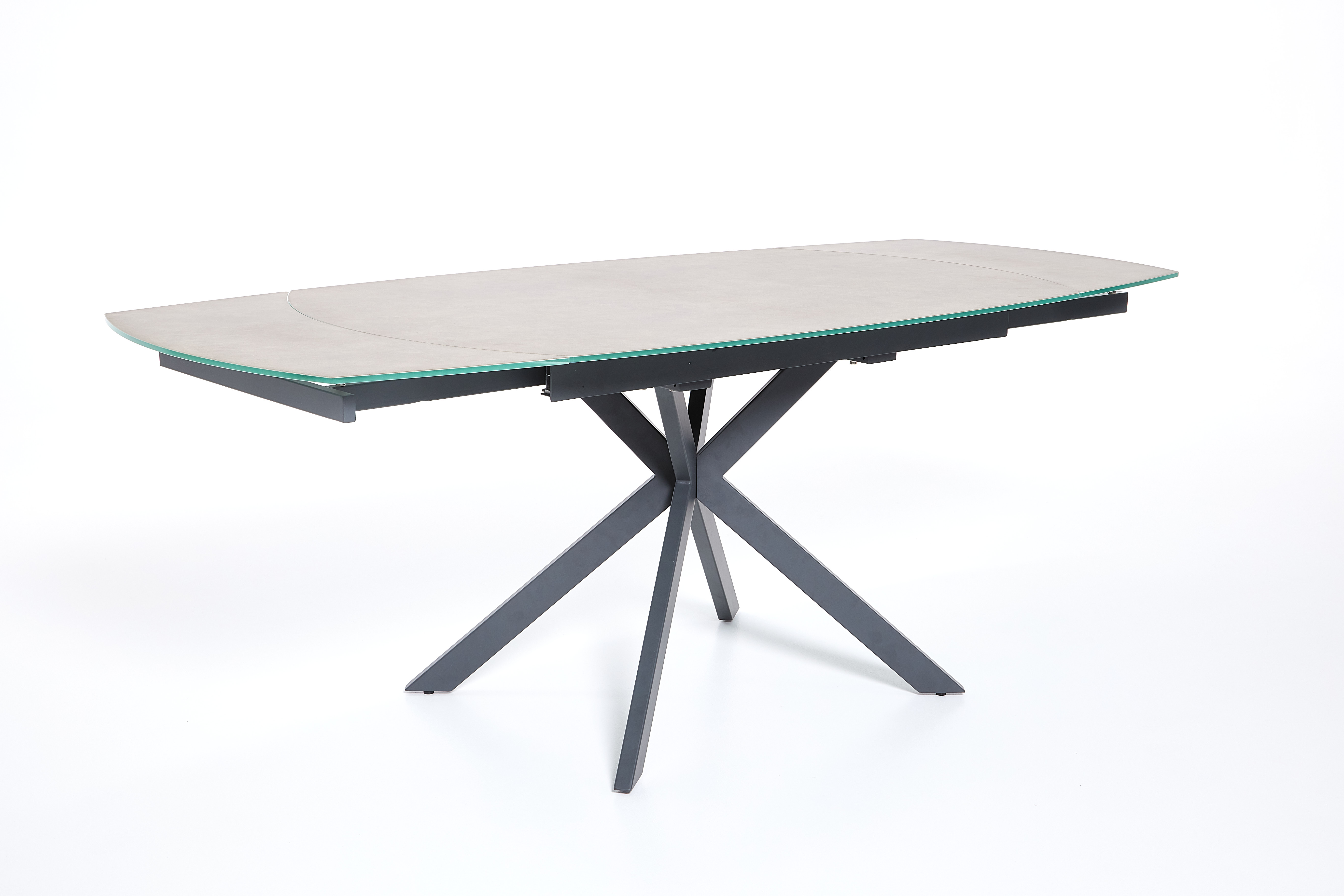Tietro 140-200cm Extend Dining Table and 4 Teal Carter Dining Chairs - Bundle Deal