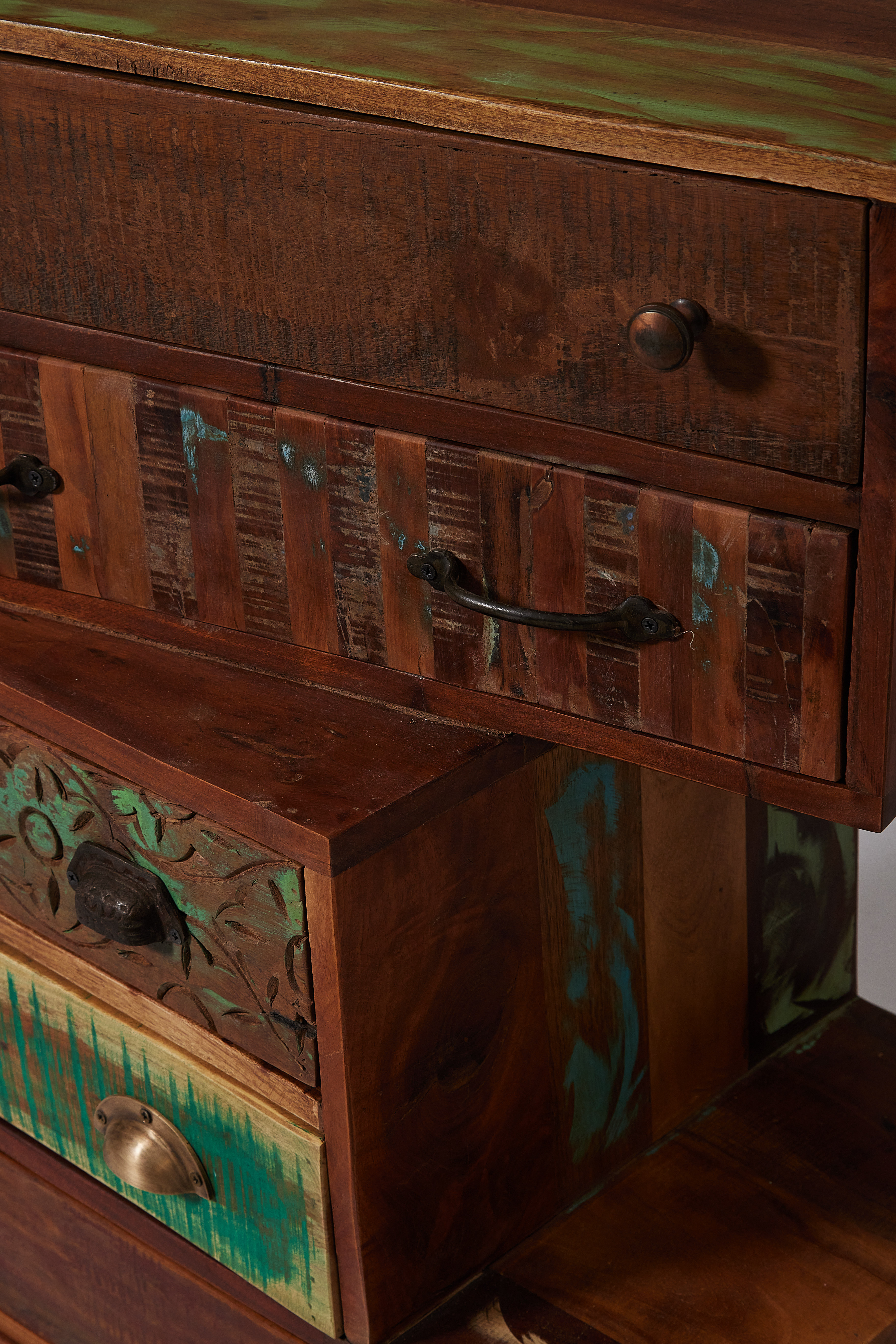 Shimla Upcycled 6 Drawer Storage Chest