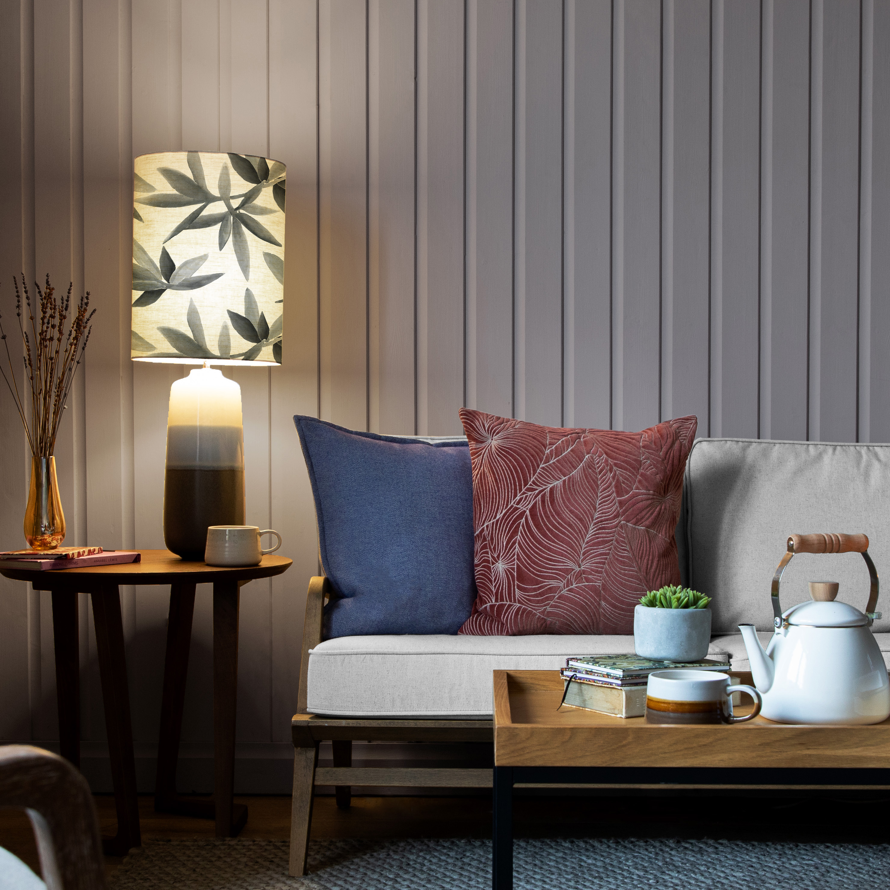 Taro Persimmon Cushion