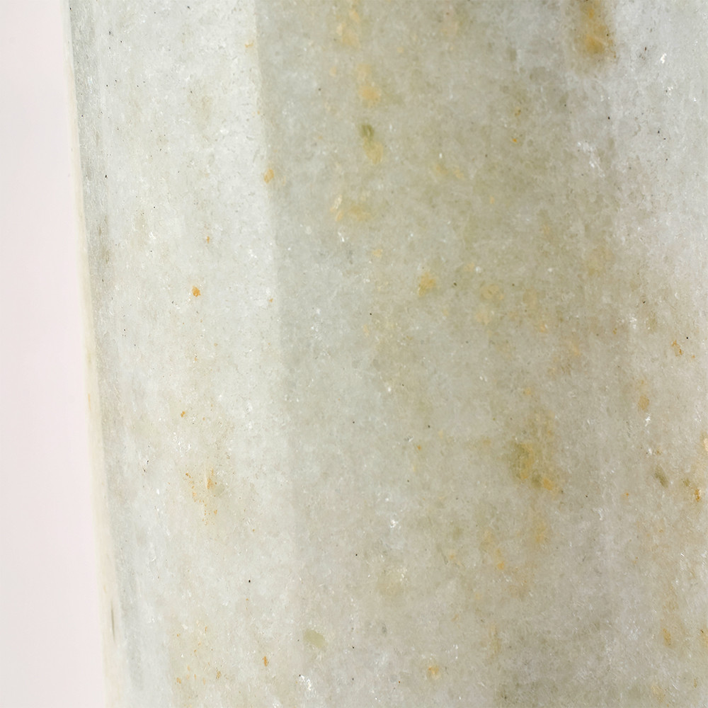 Kiorini White Marble Table Lamp with Shade