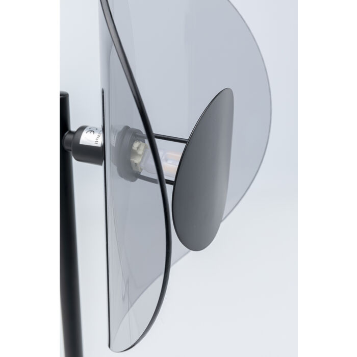 Mariposa Black Smoke Table Lamp