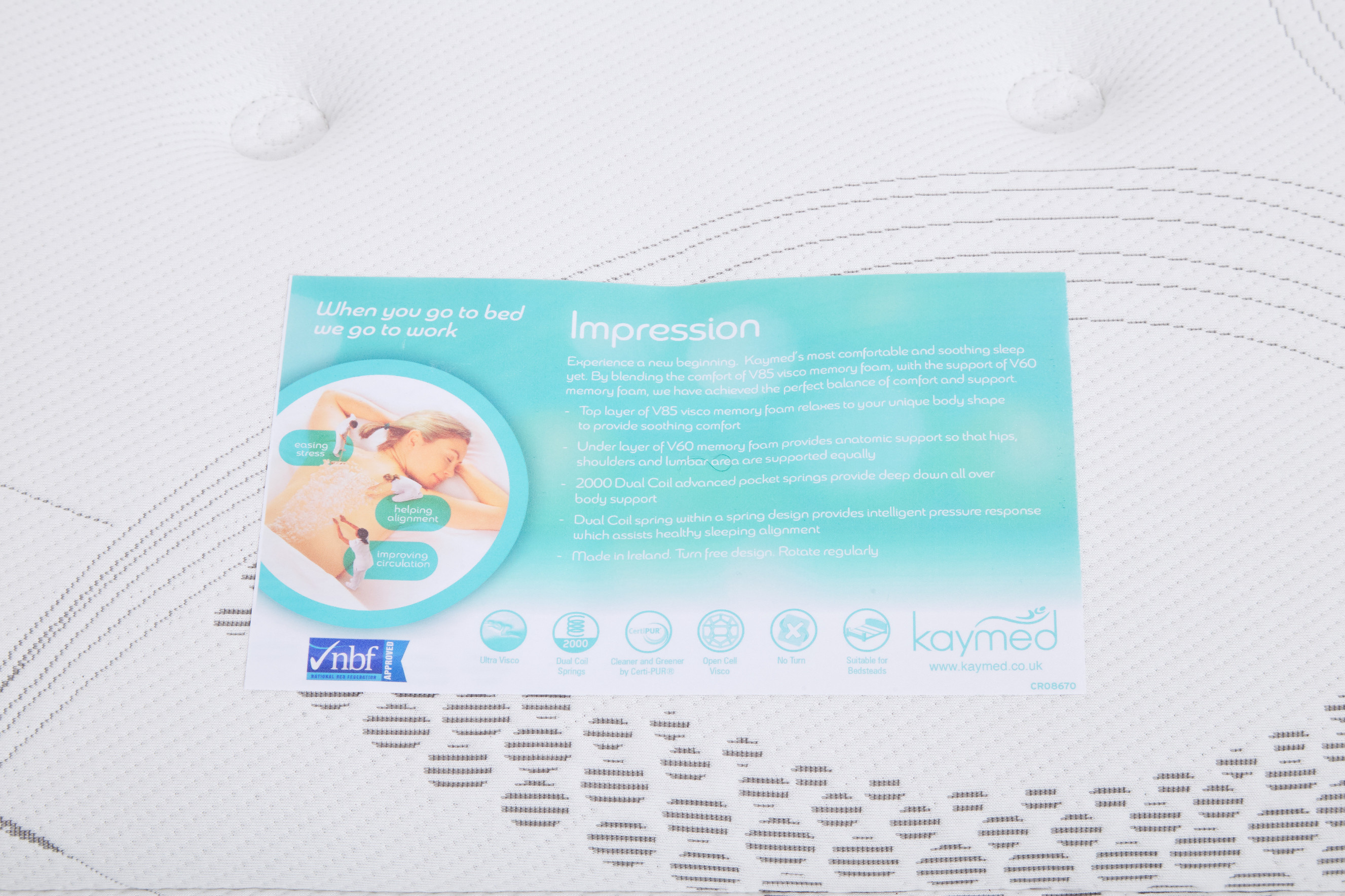 Kaymed Impression 3ft Mattress
