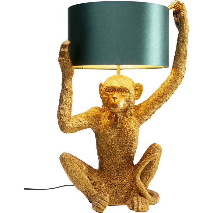 Monkey Holding Table Lamp