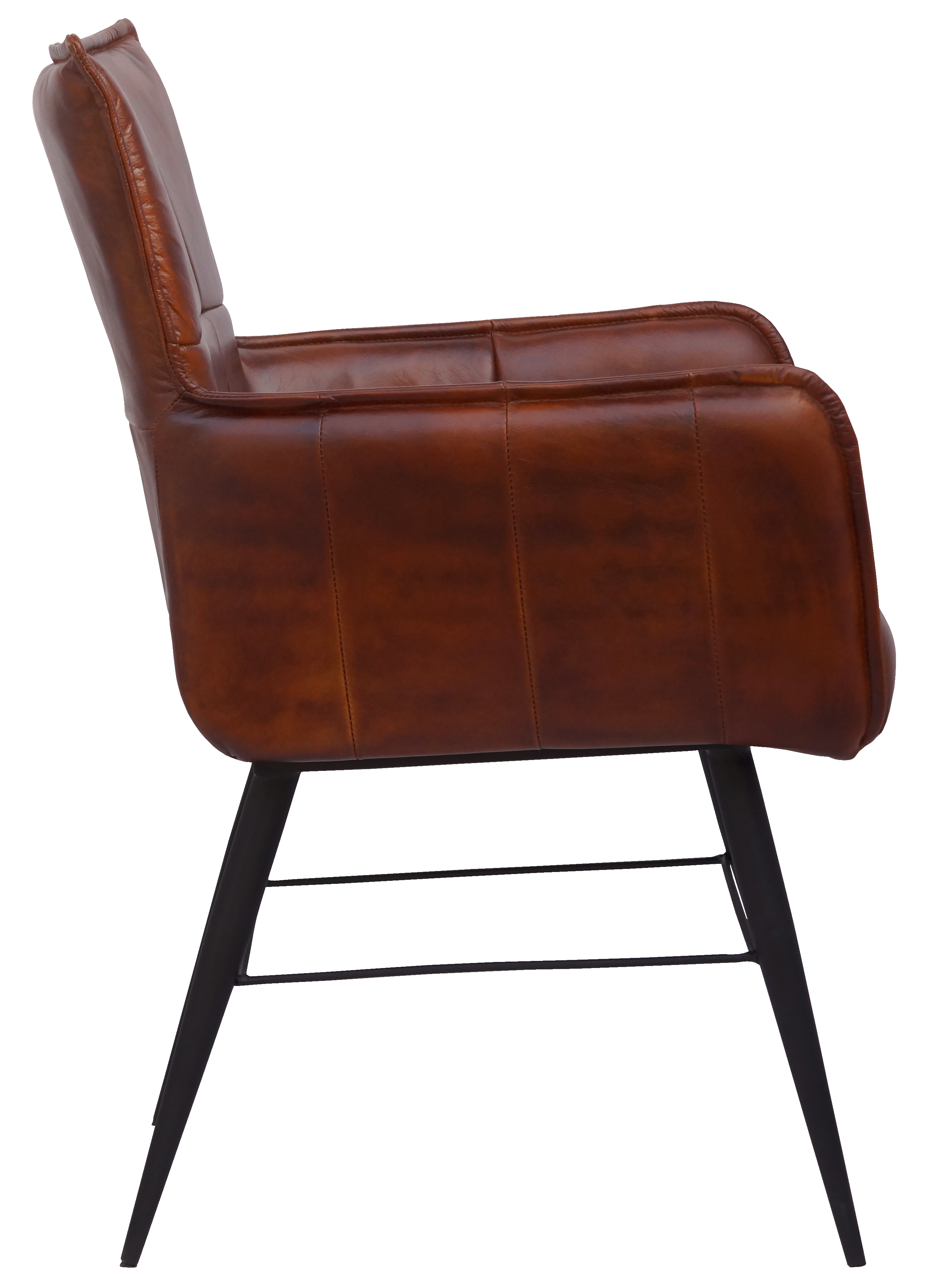 Draper Carver Chair - Umber