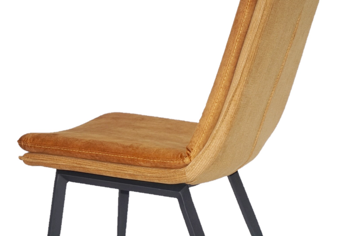 Toby Mustard Velvet Dining Chair