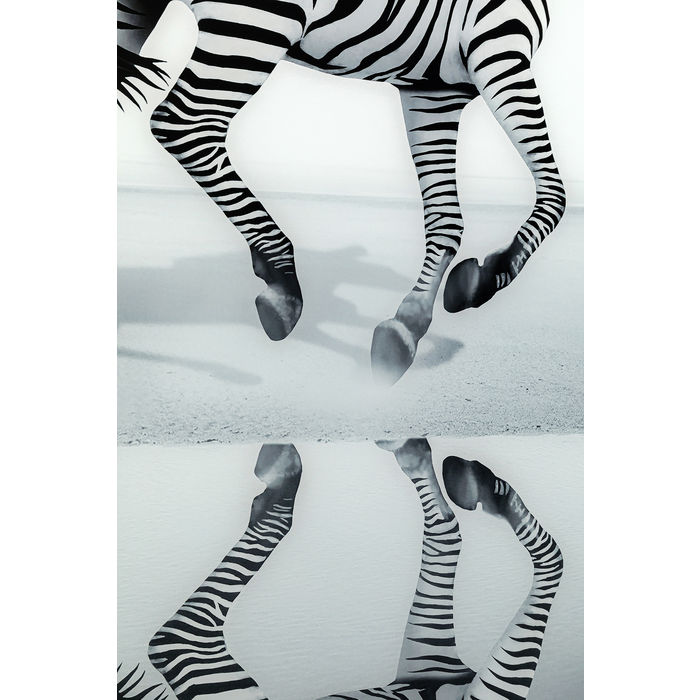 Glass Savanne Zebra Picture