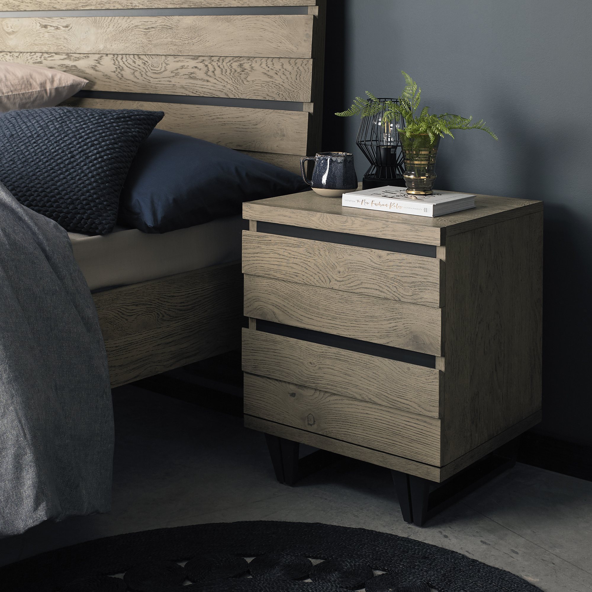 Eden 2 Drawer Nightstand