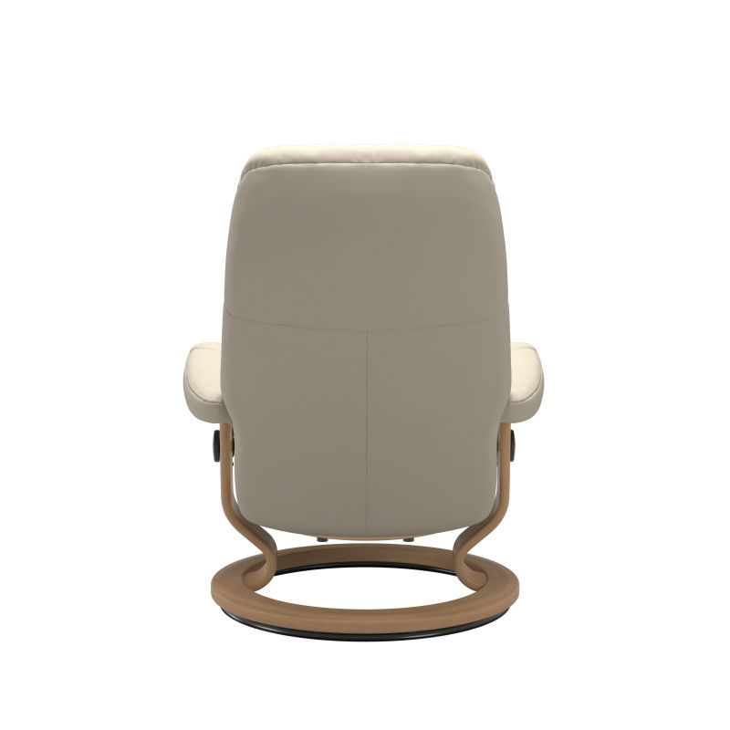 Stressless Consul Cream Medium Recliner Chair Caseys Furniture